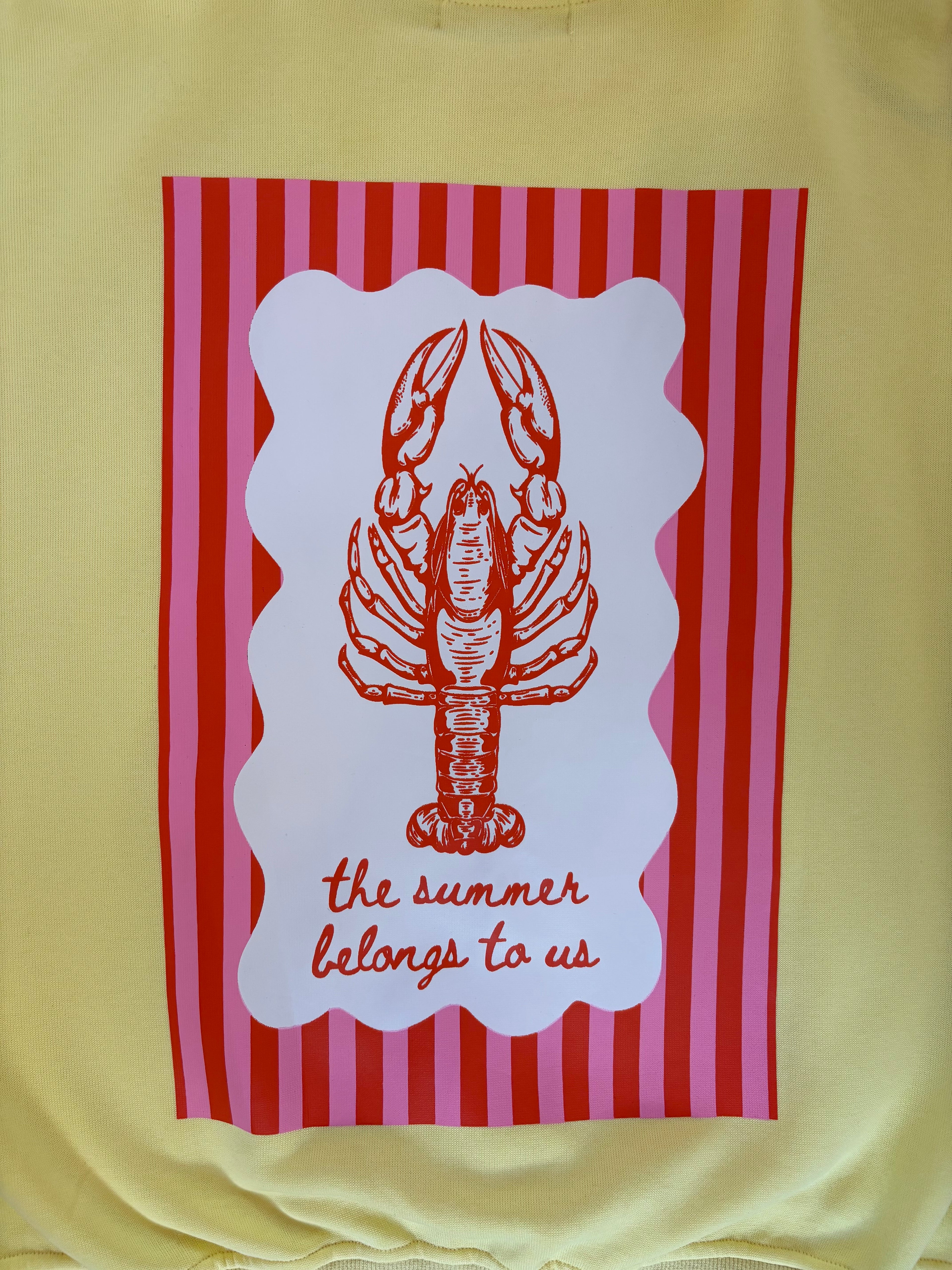 Sweat Homard - Jaune