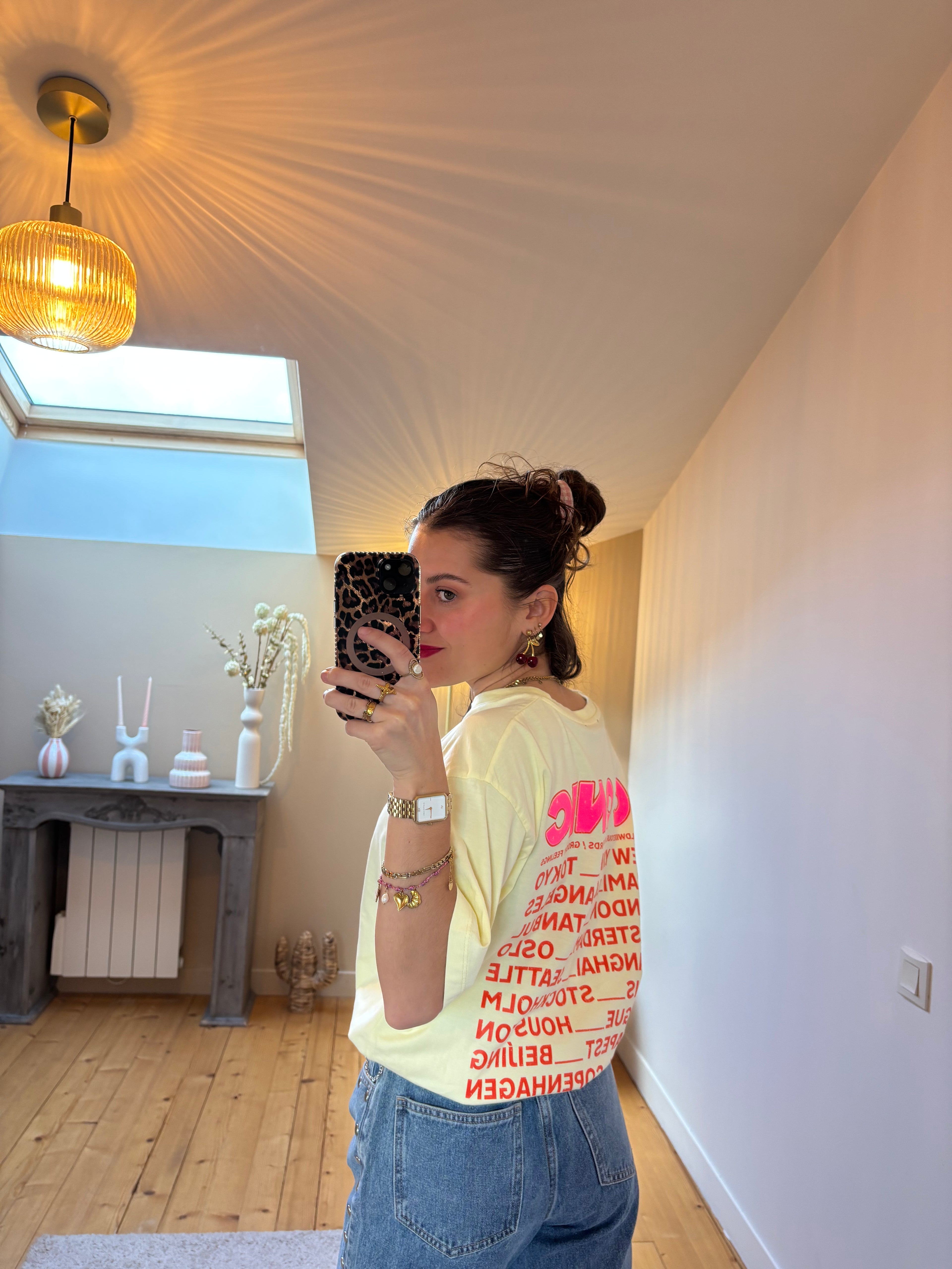 T-shirt Iconic - Jaune