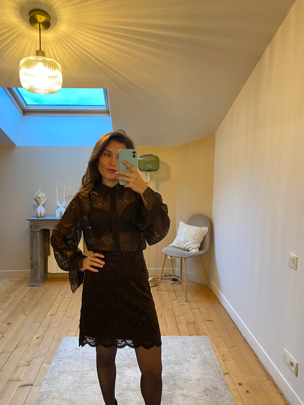 Jupe Sixtine - Chocolat