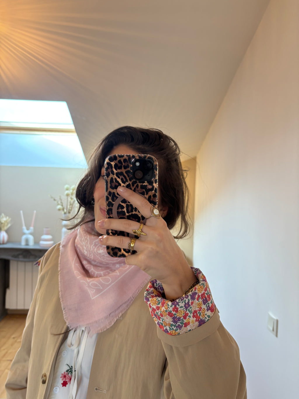 Foulard Jojo - Rose