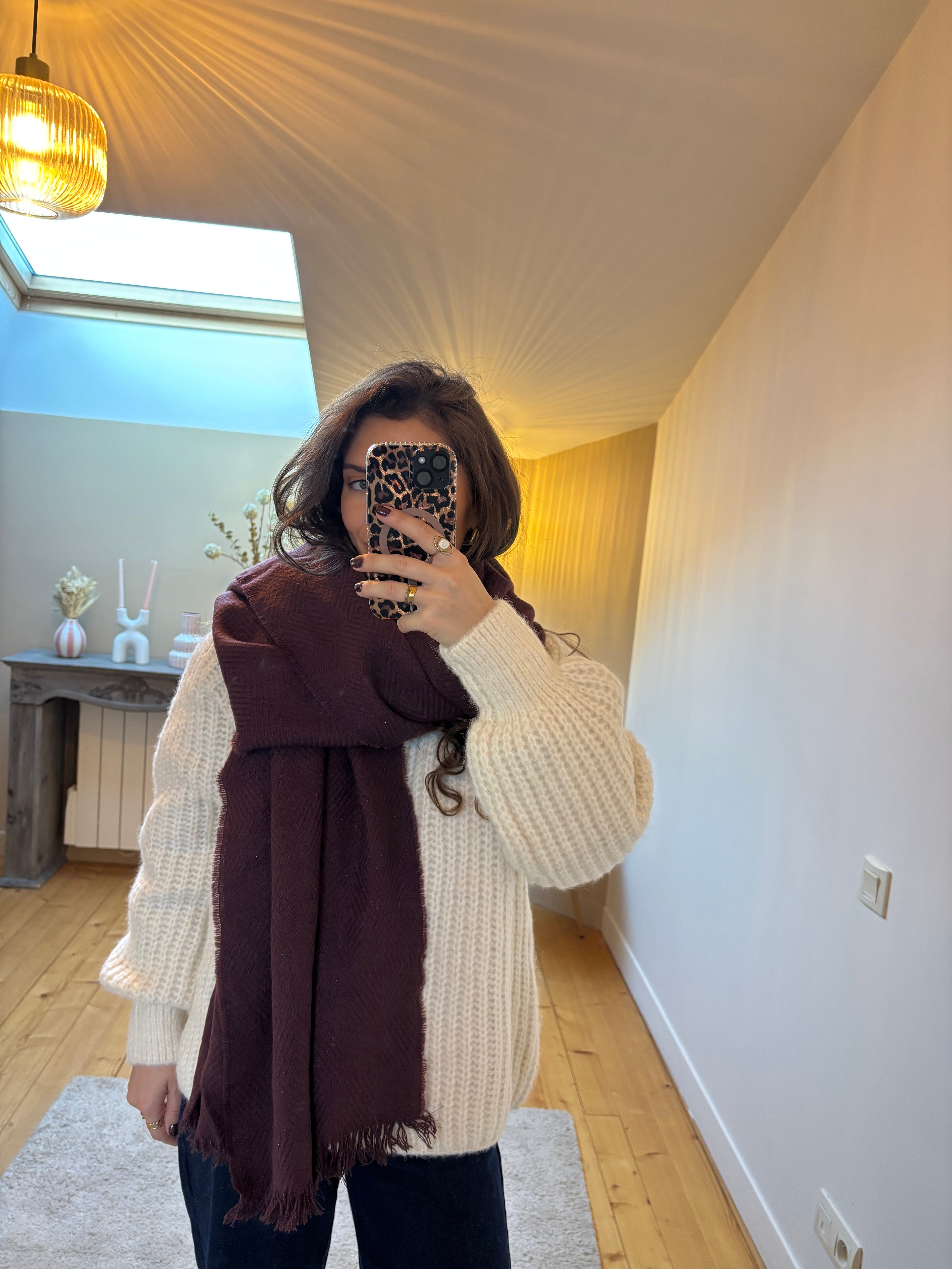 Écharpe Morgane - Violet