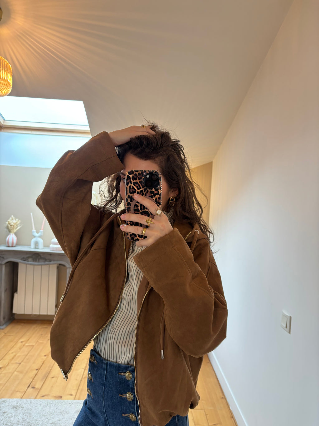 Veste César - Taupe