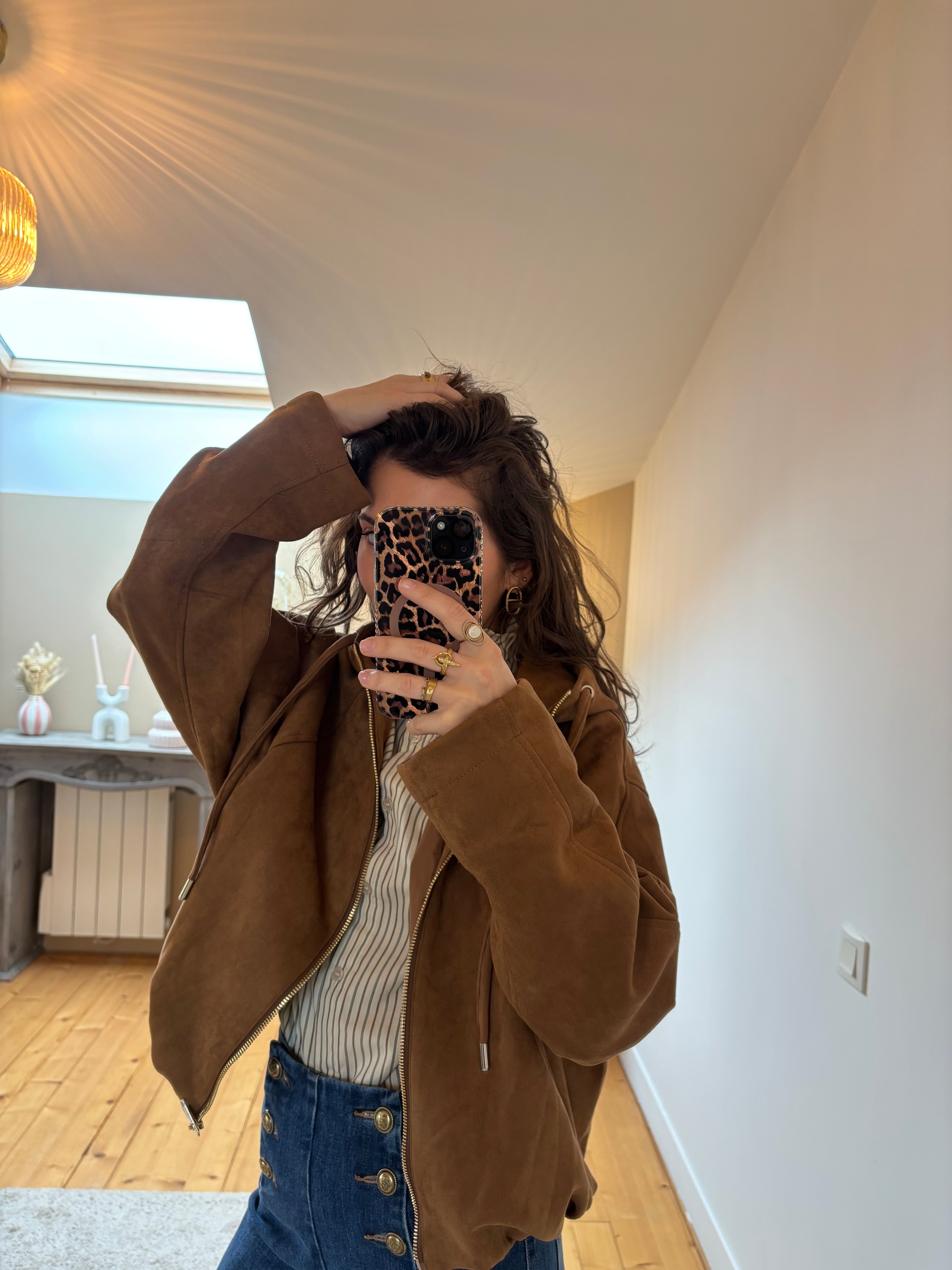 Veste César - Taupe