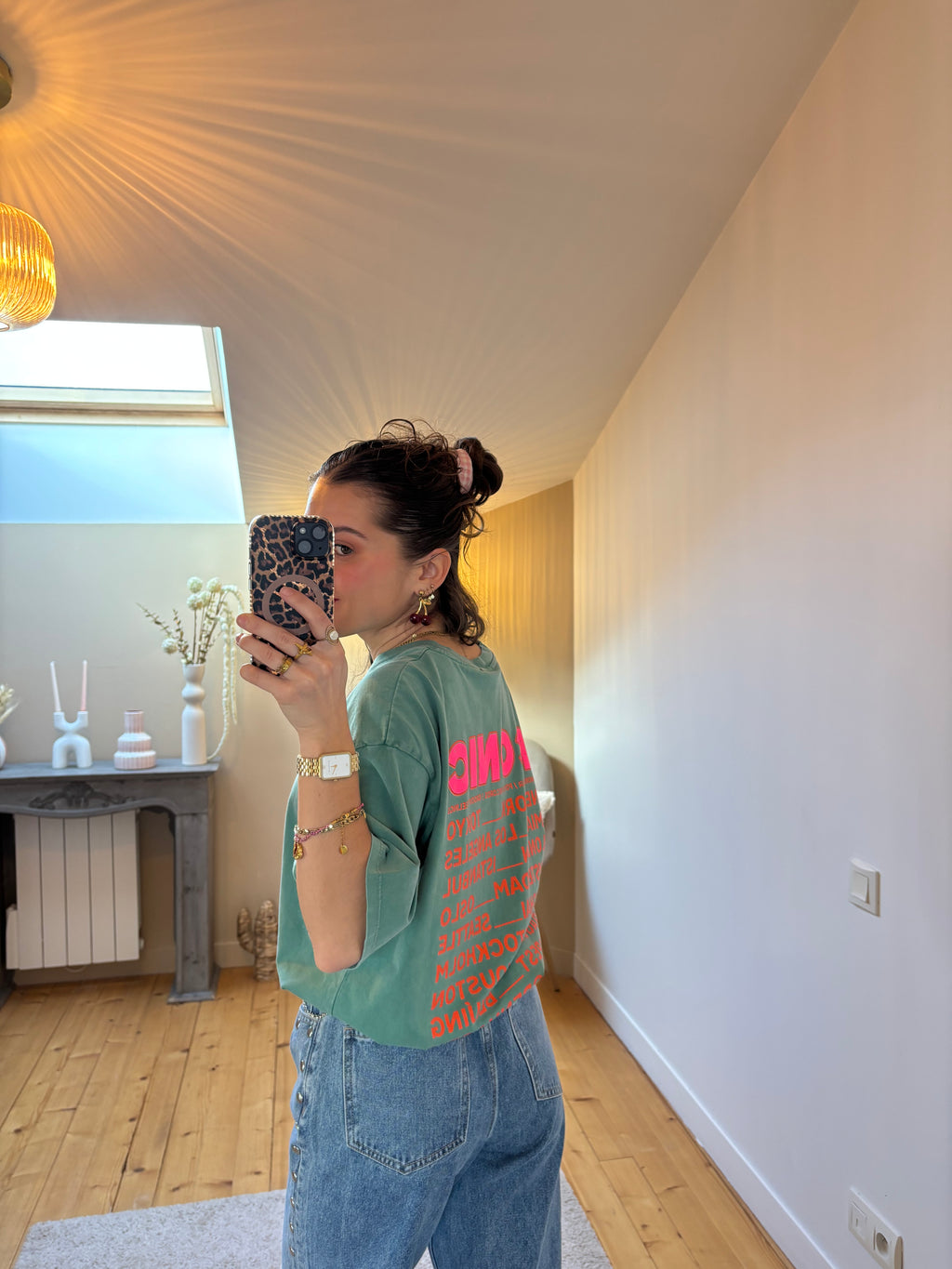 T-shirt Iconic - Vert