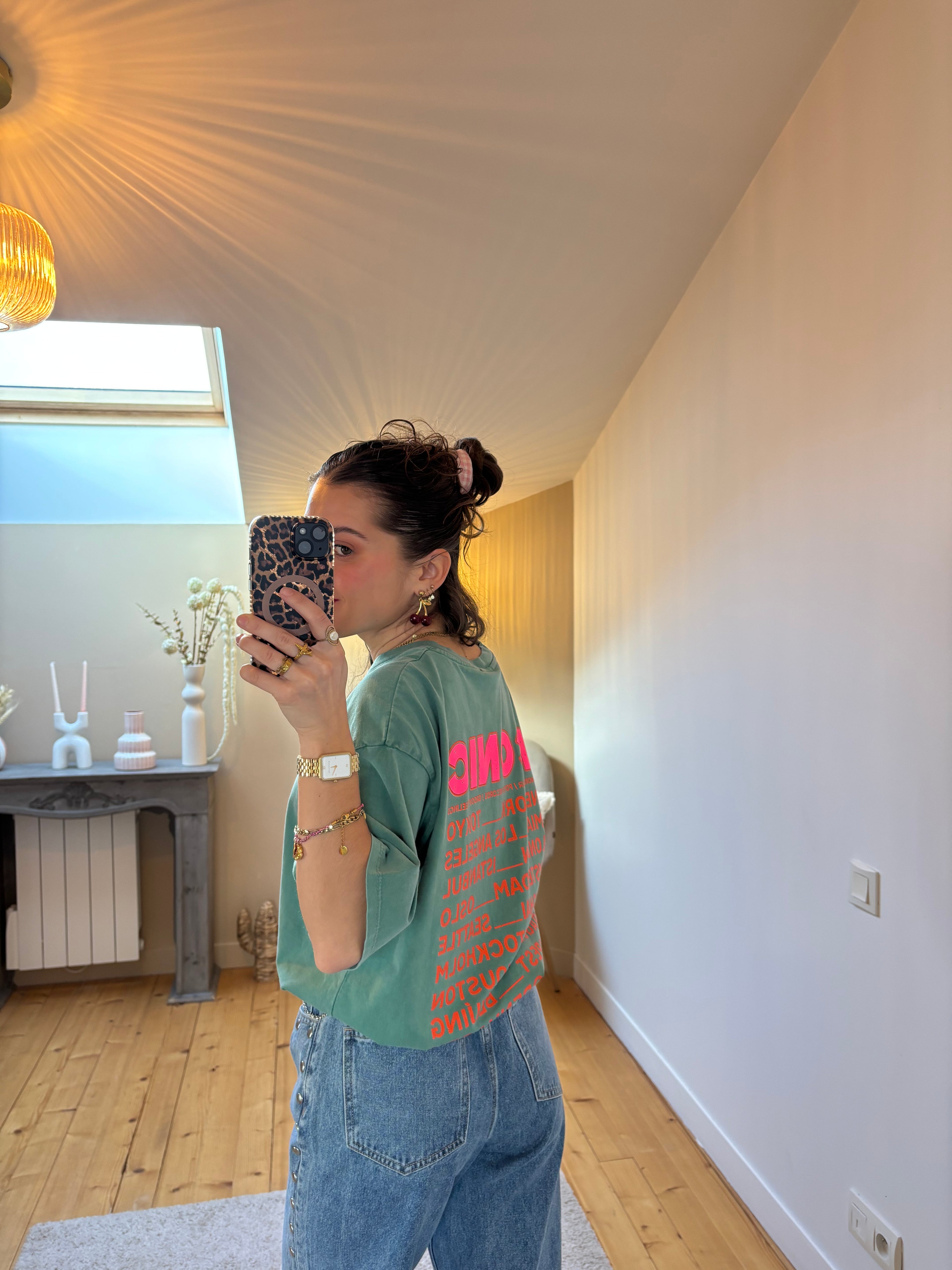 T-shirt Iconic - Vert