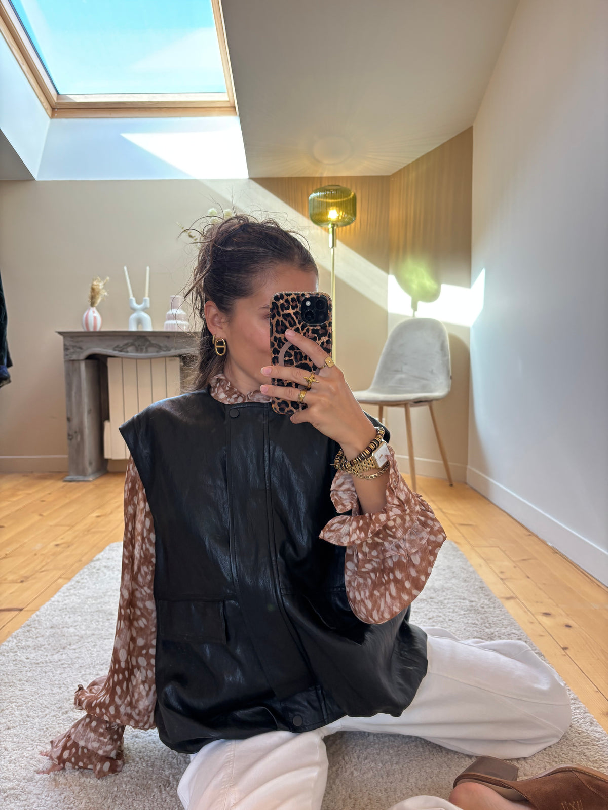 Gilet sans manches Milo - Noir