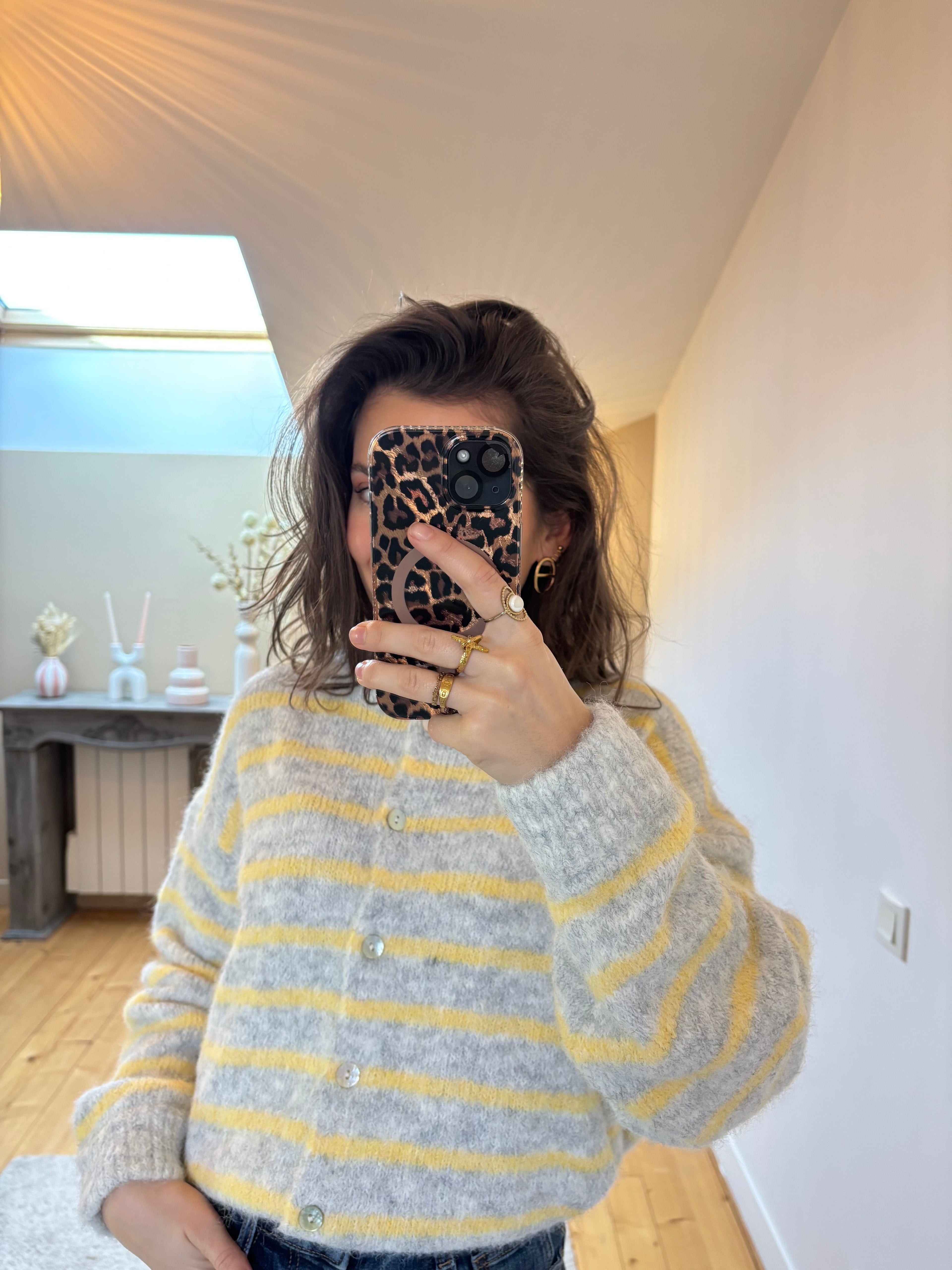 Cardigan Margaux - Gris