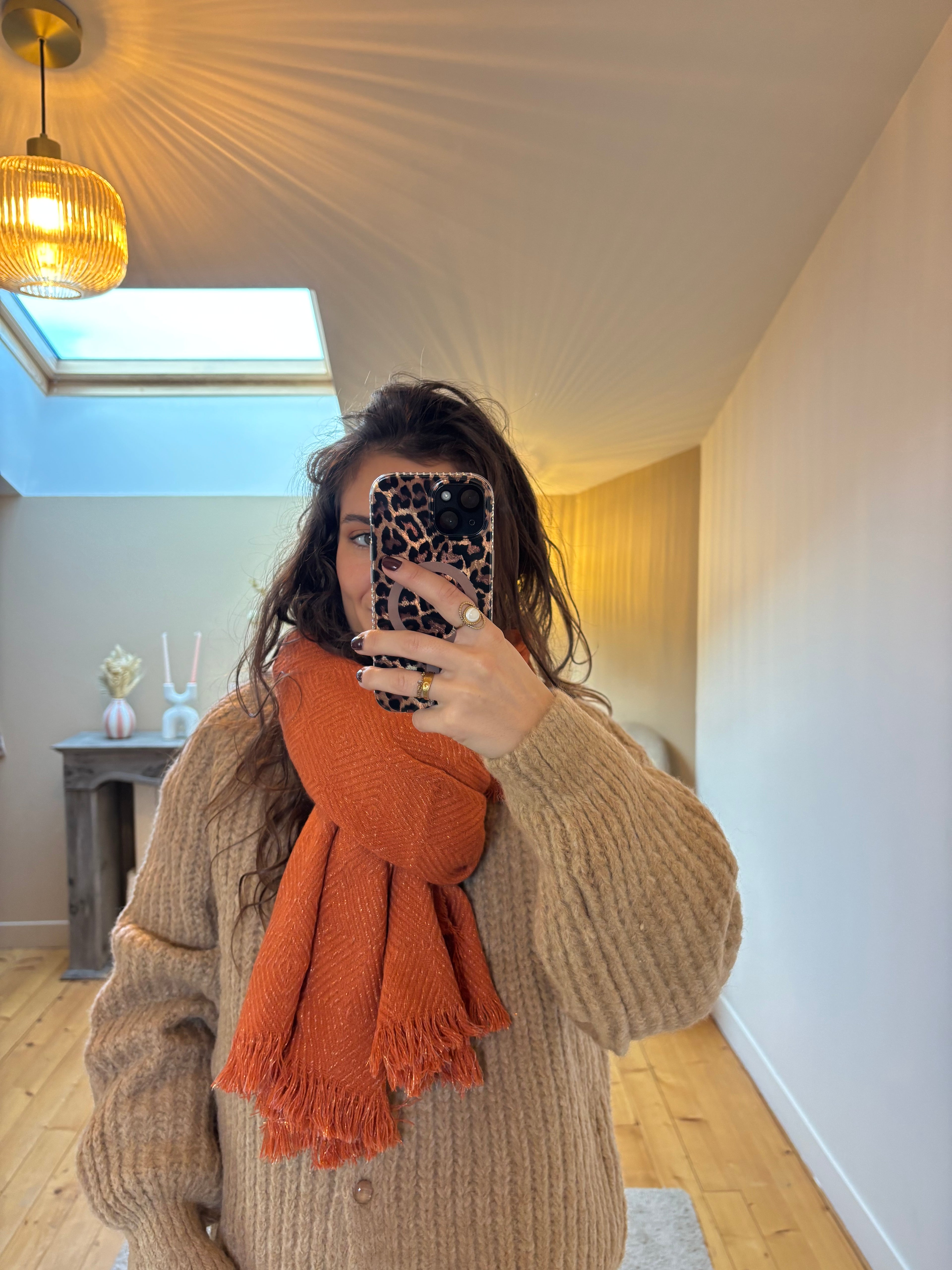 Écharpe Morgane - Orange