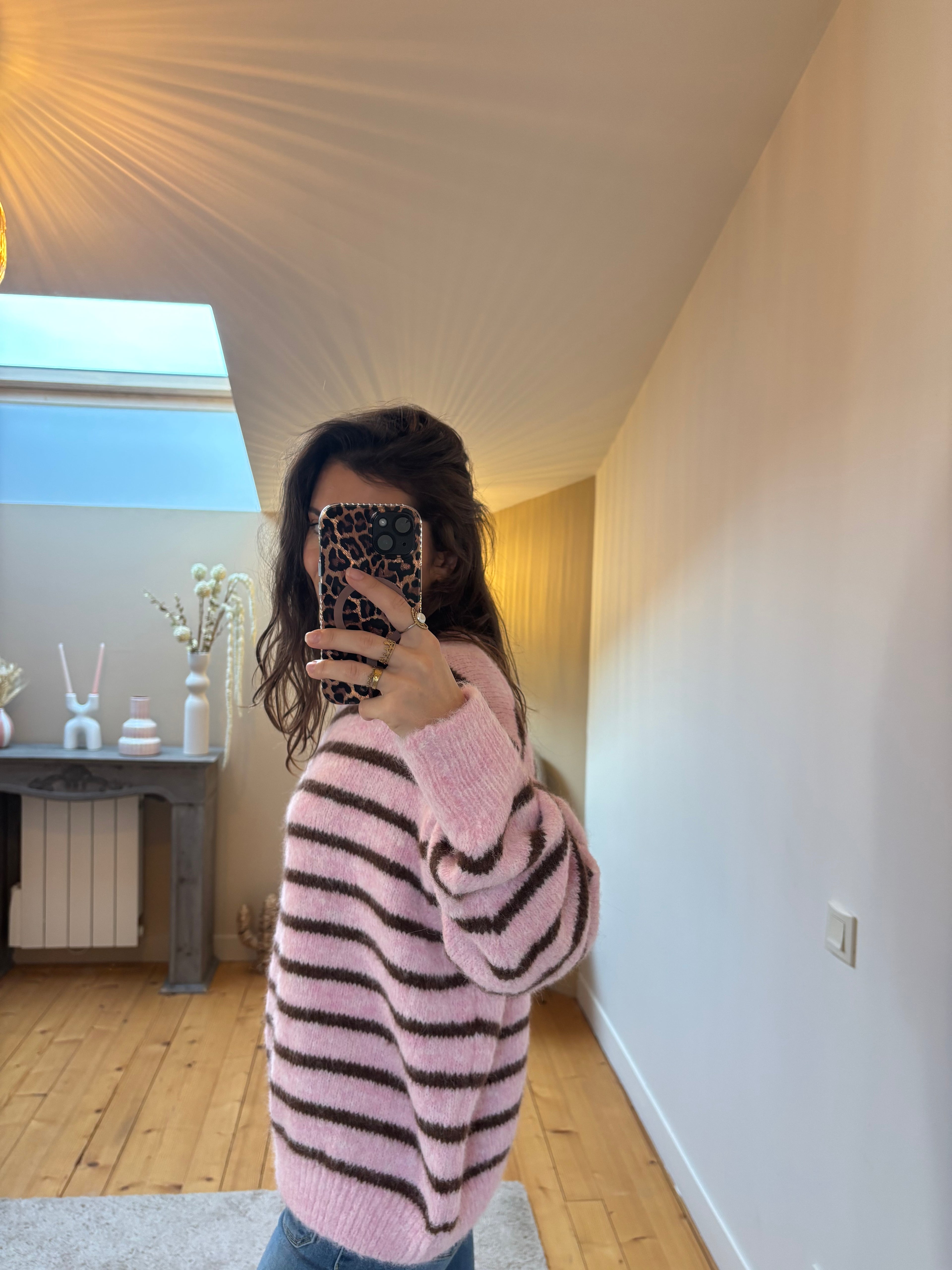 Pull Marine - Chocolat