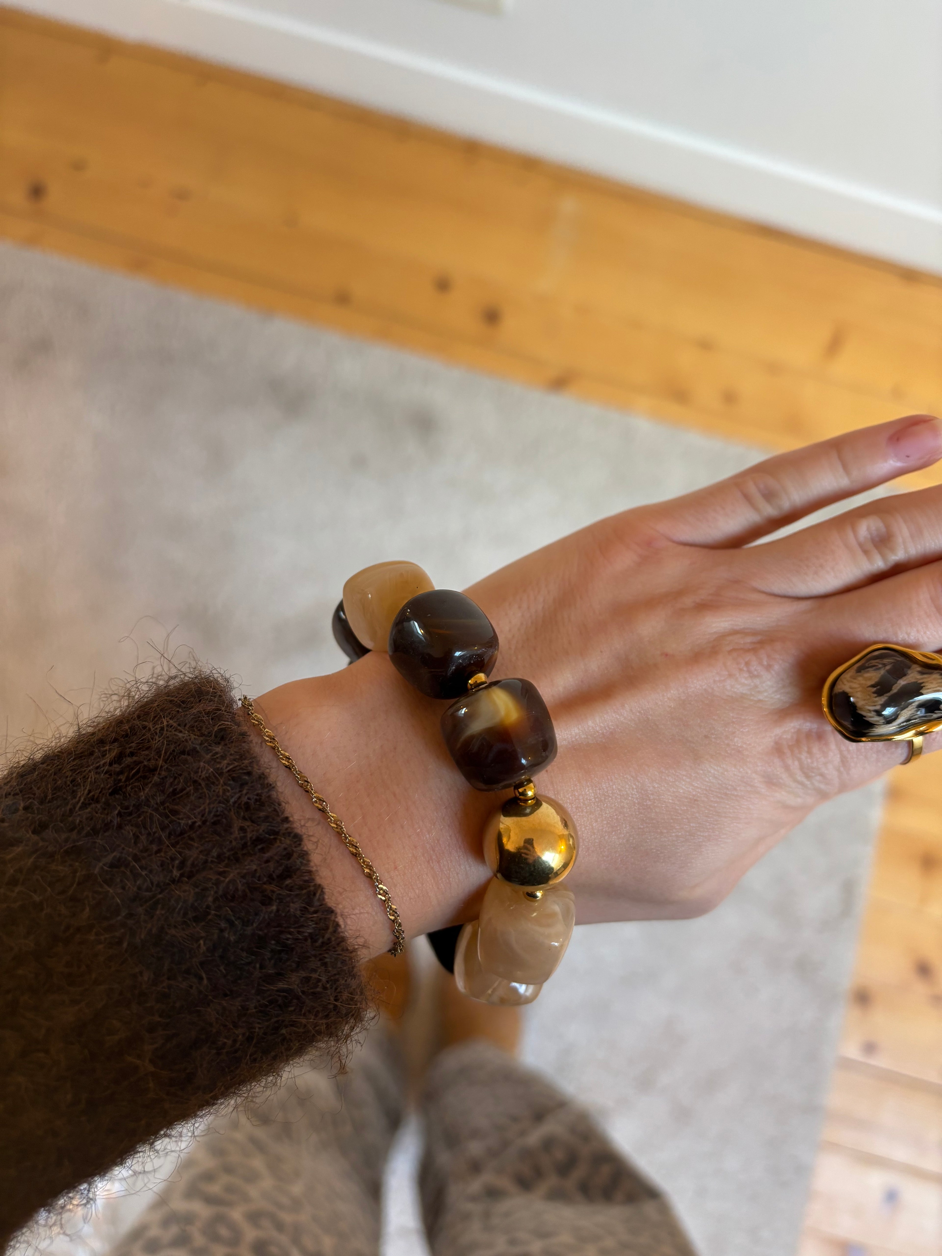 Bracelet Jenny - Chocolat