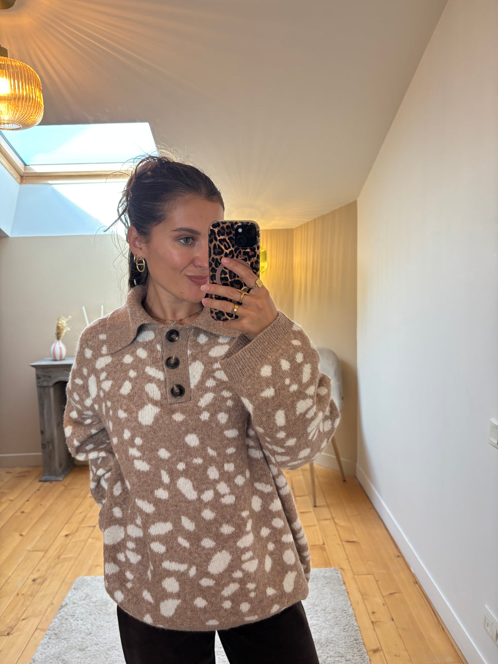 Pull Moka - Taupe