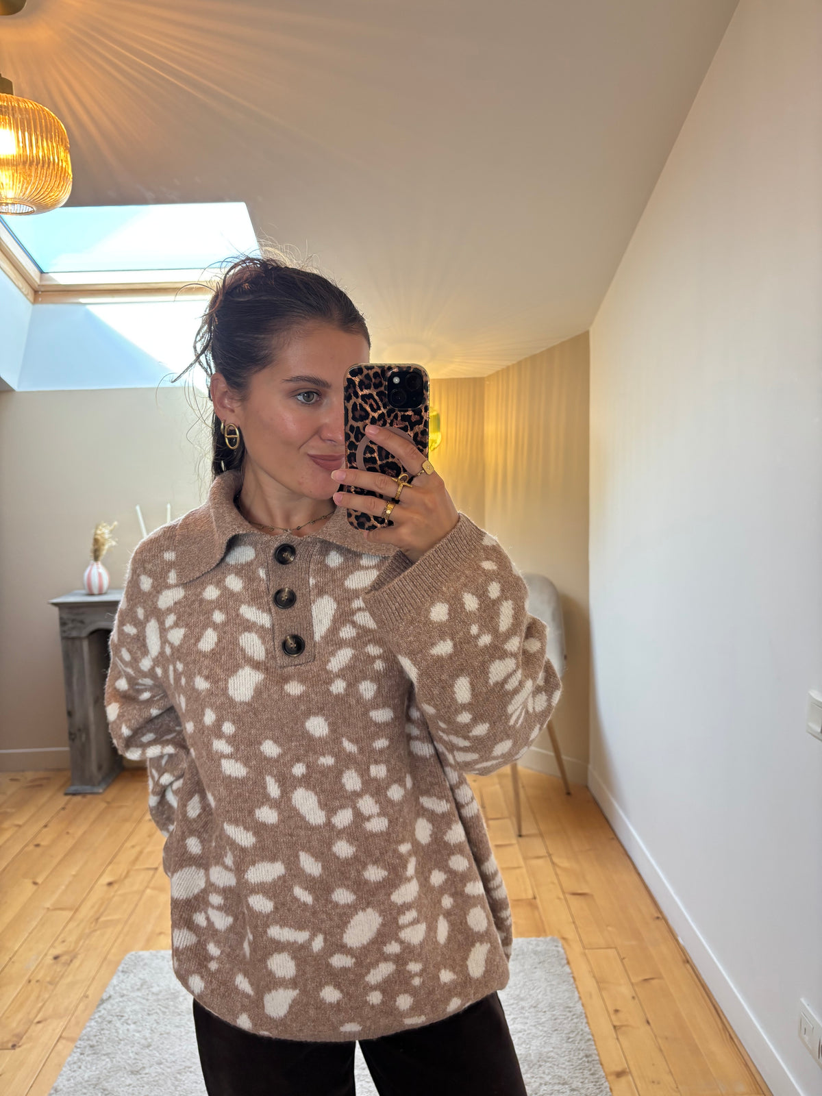 Pull Moka - Taupe