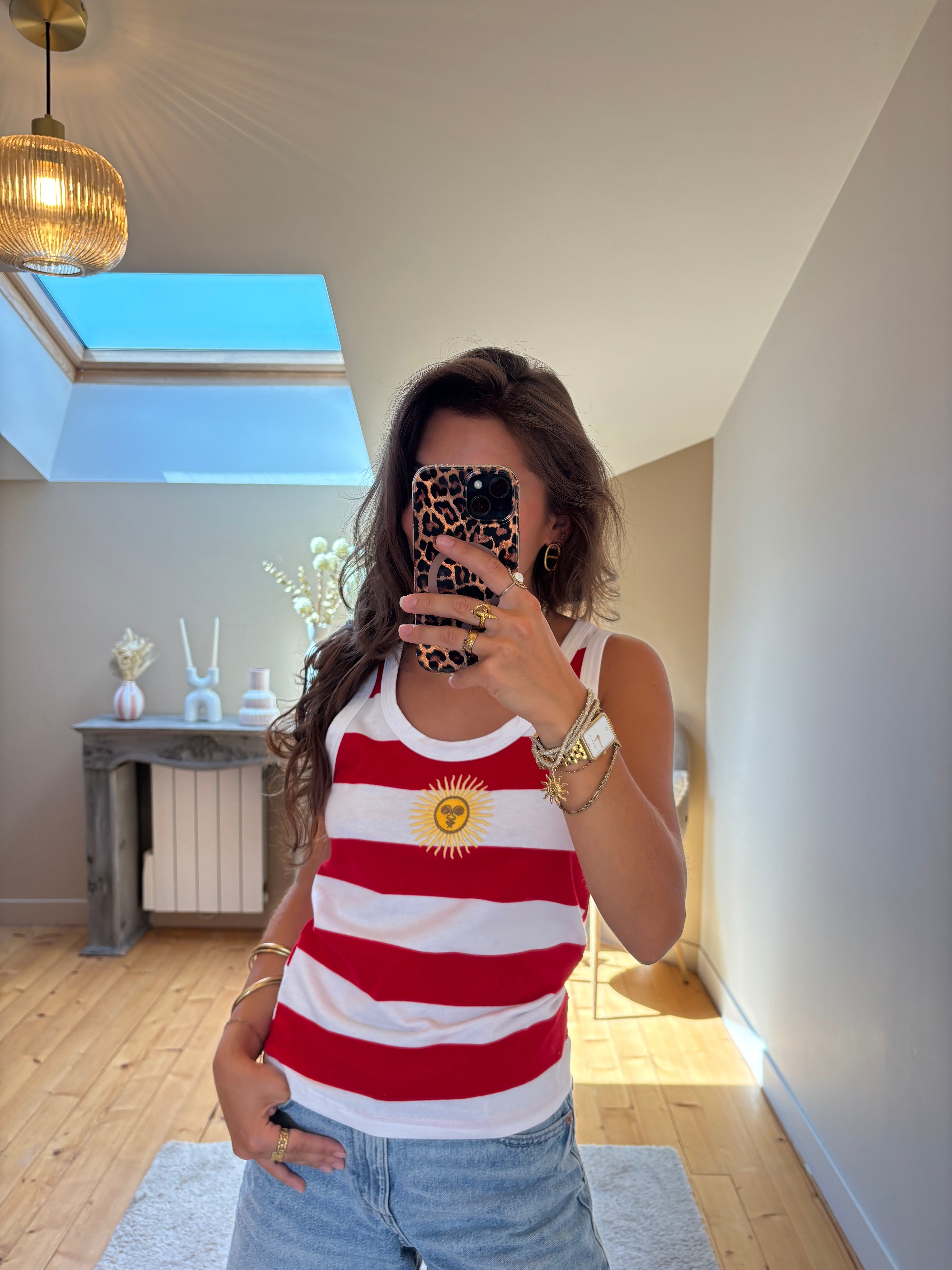 Top Santorin - Rouge
