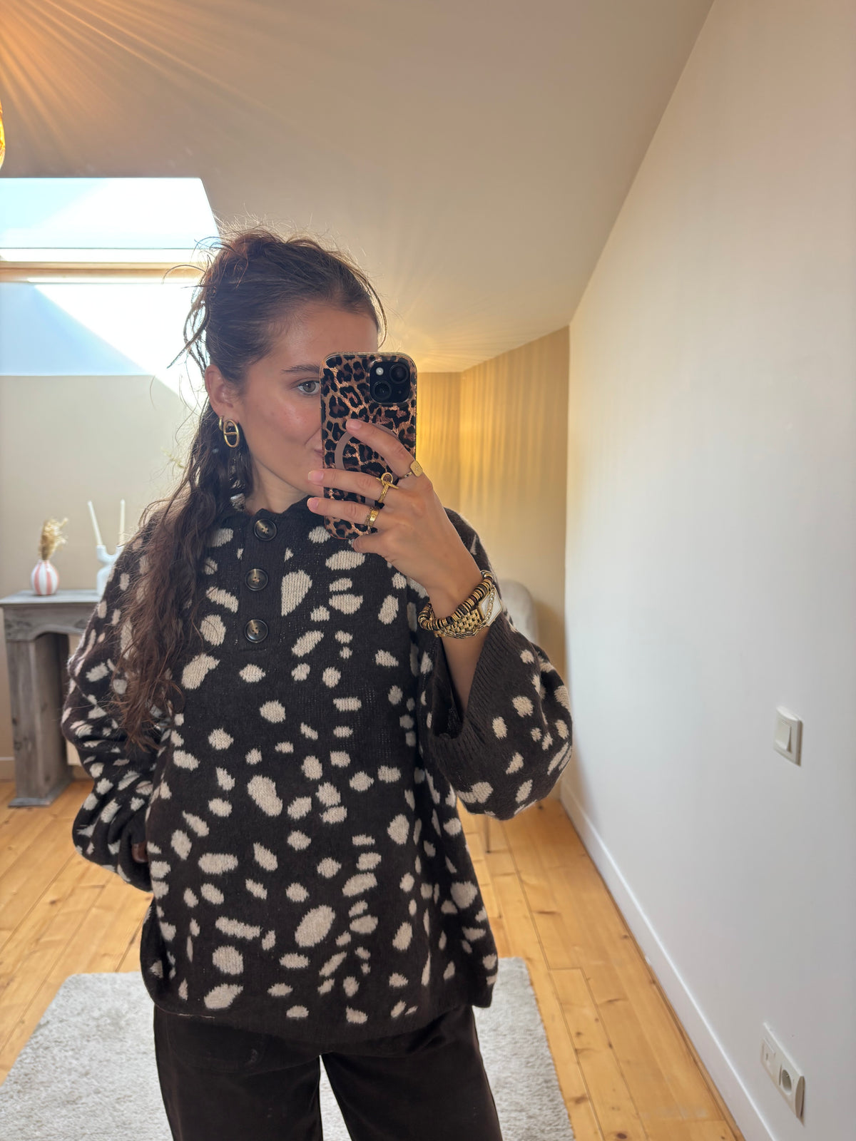Pull Moka - Chocolat