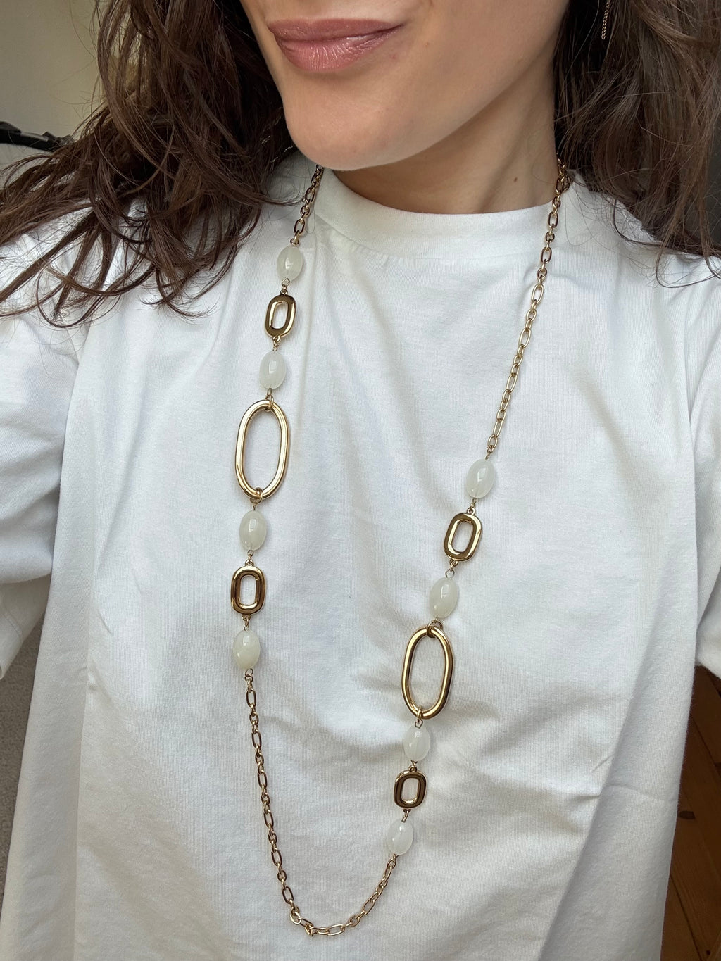 Collier Cressida - Blanc
