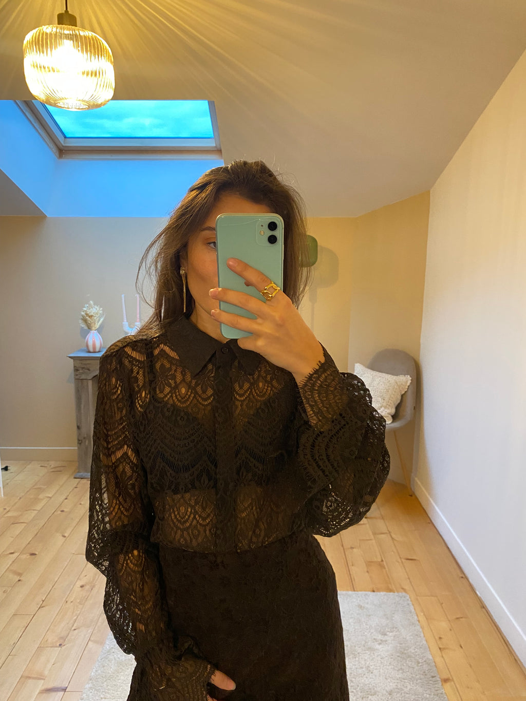 Chemisier Diane - Chocolat