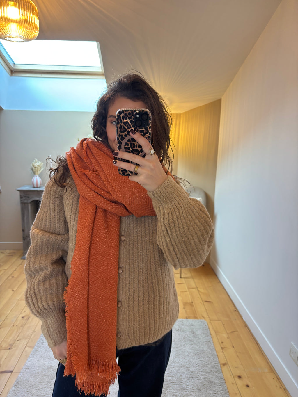Écharpe Morgane - Orange