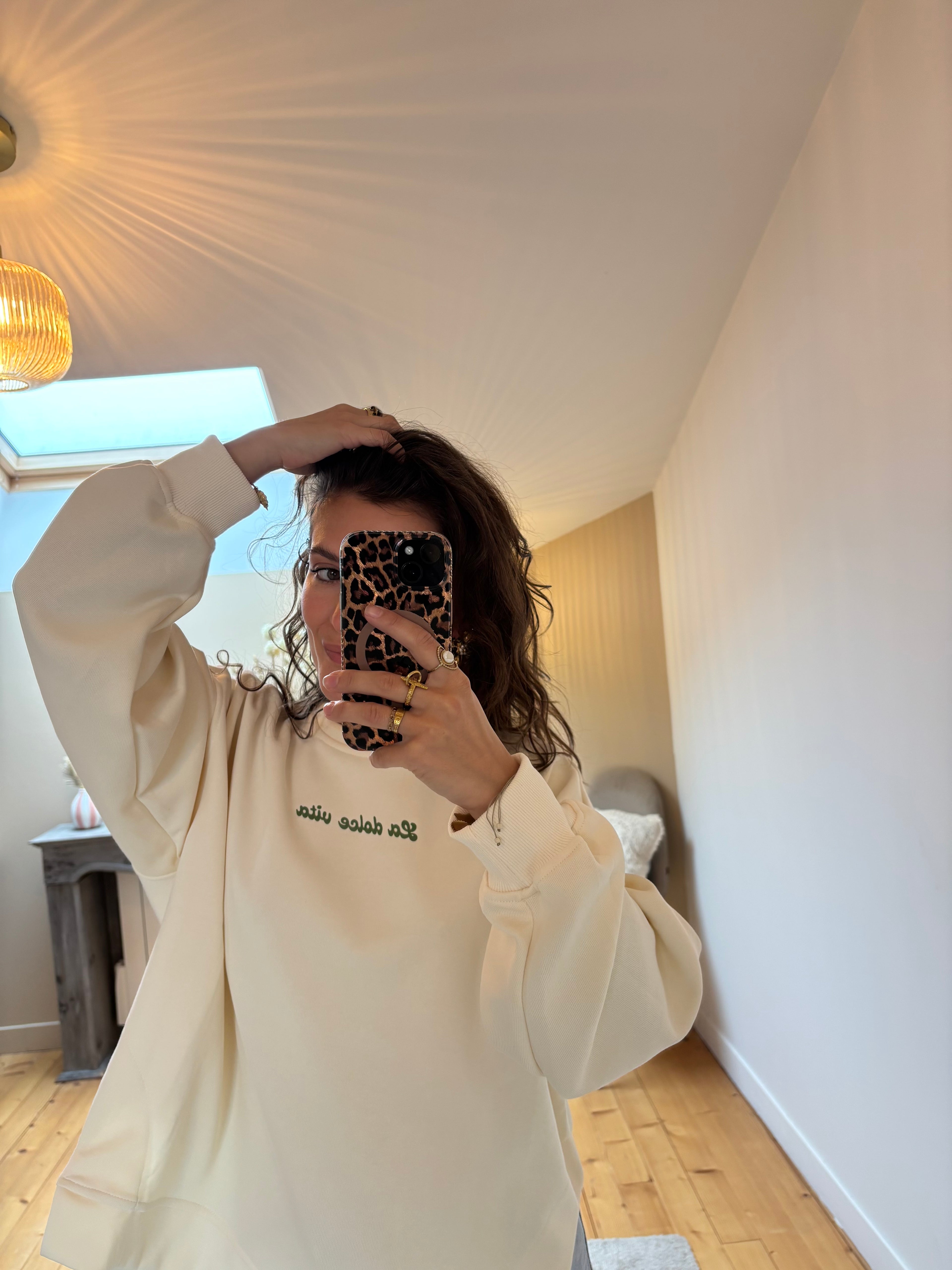 Sweat Dolce Vita - Blanc