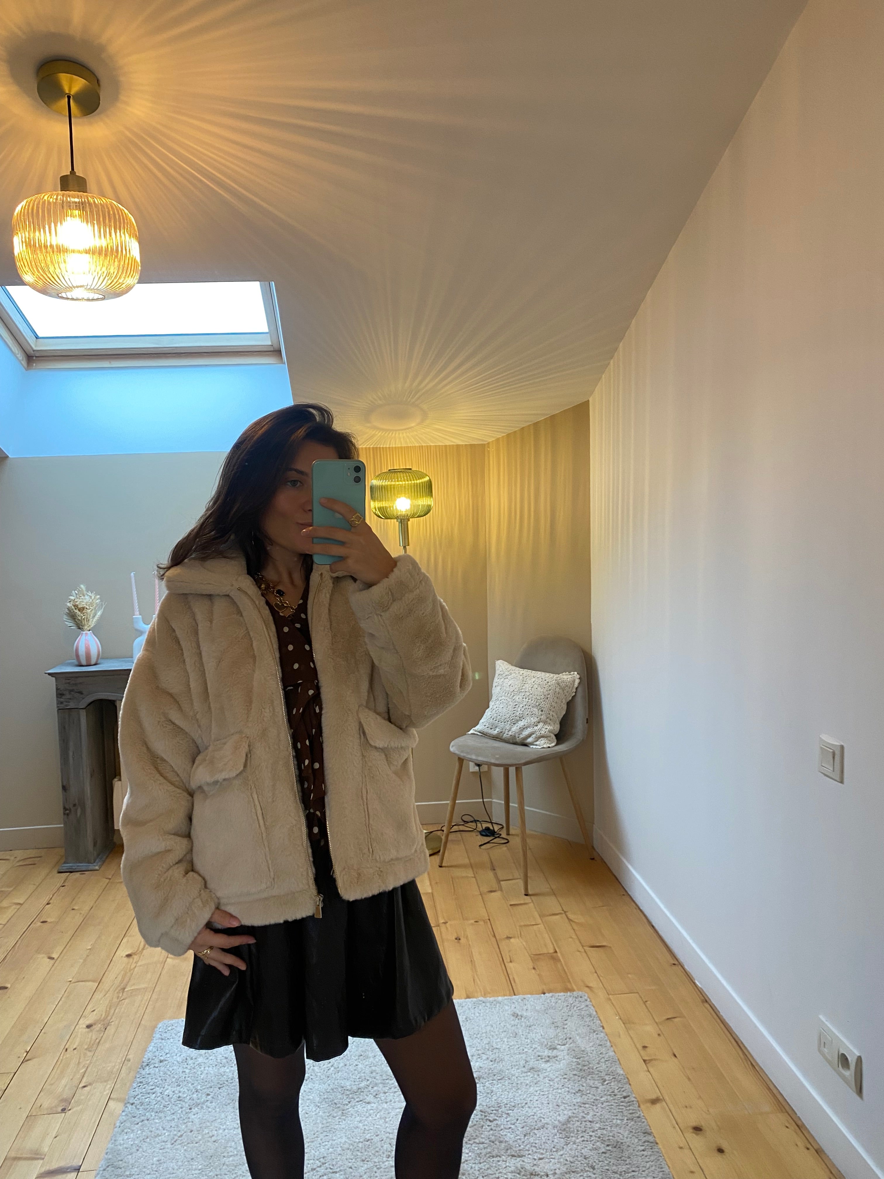 Fourrure Angèle - Beige