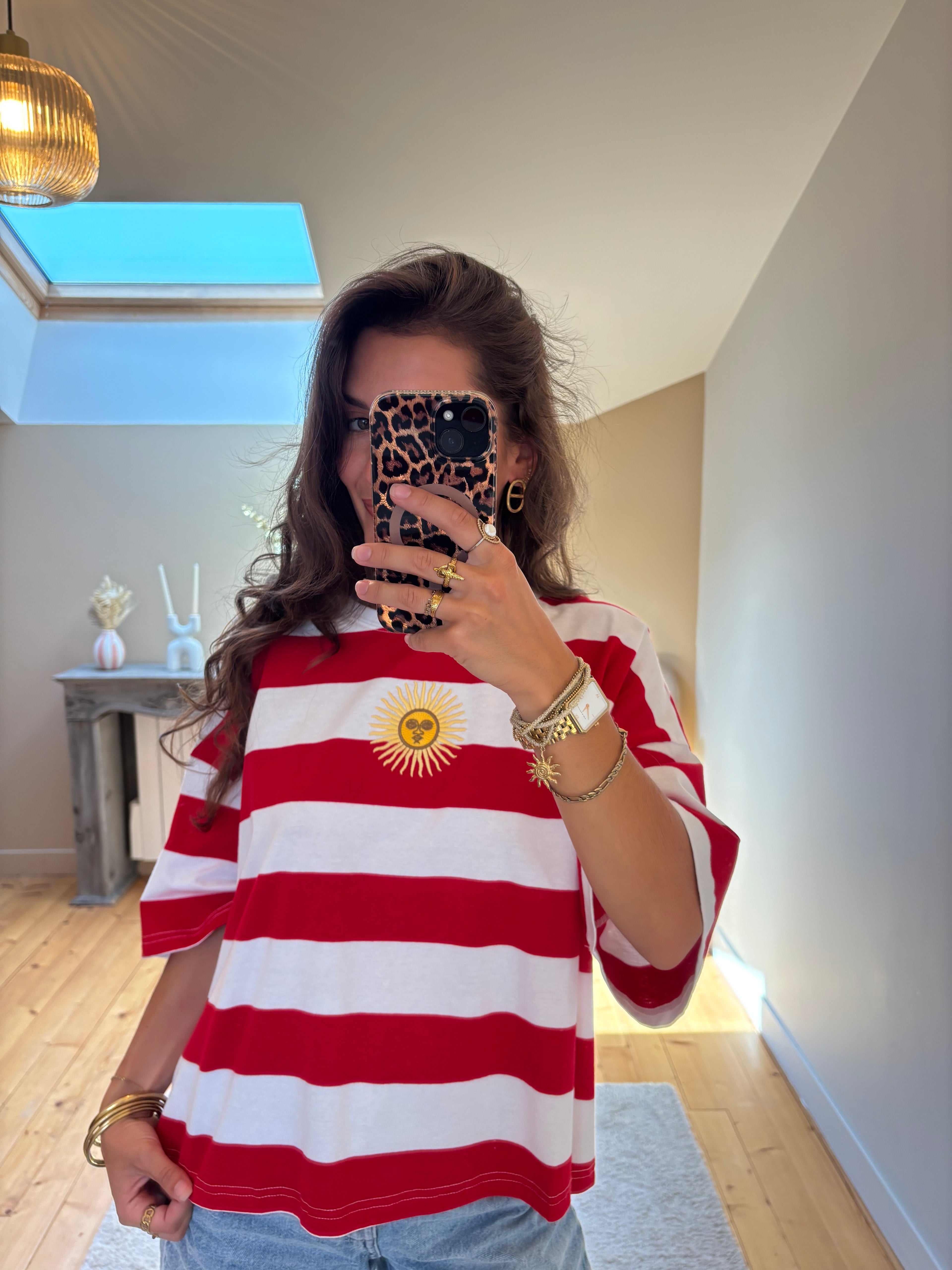 T-shirt Milos - Rouge