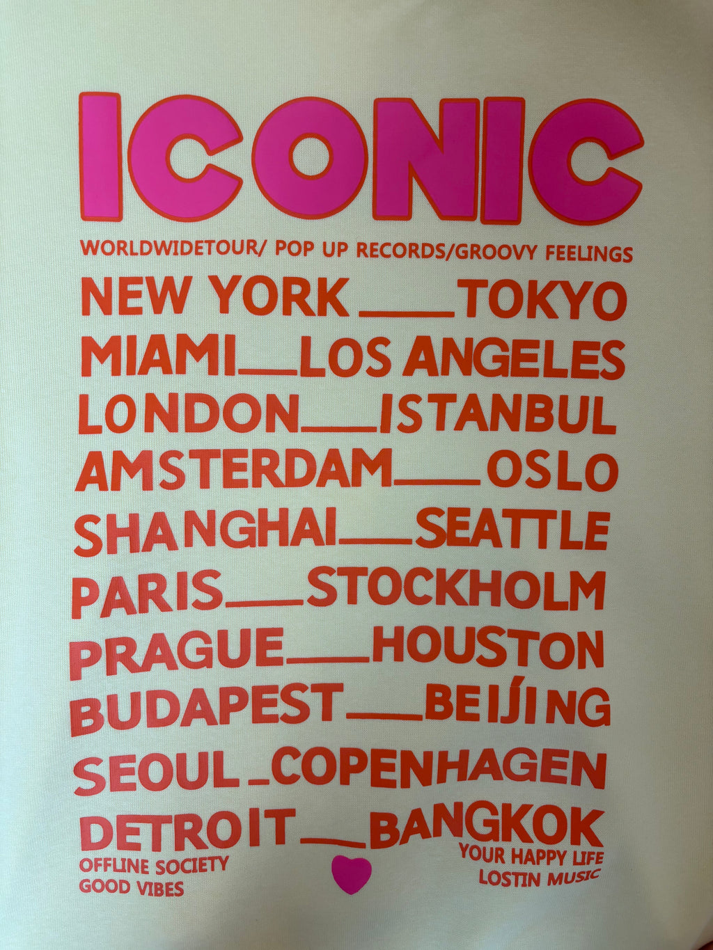 Sweat Iconic - Jaune
