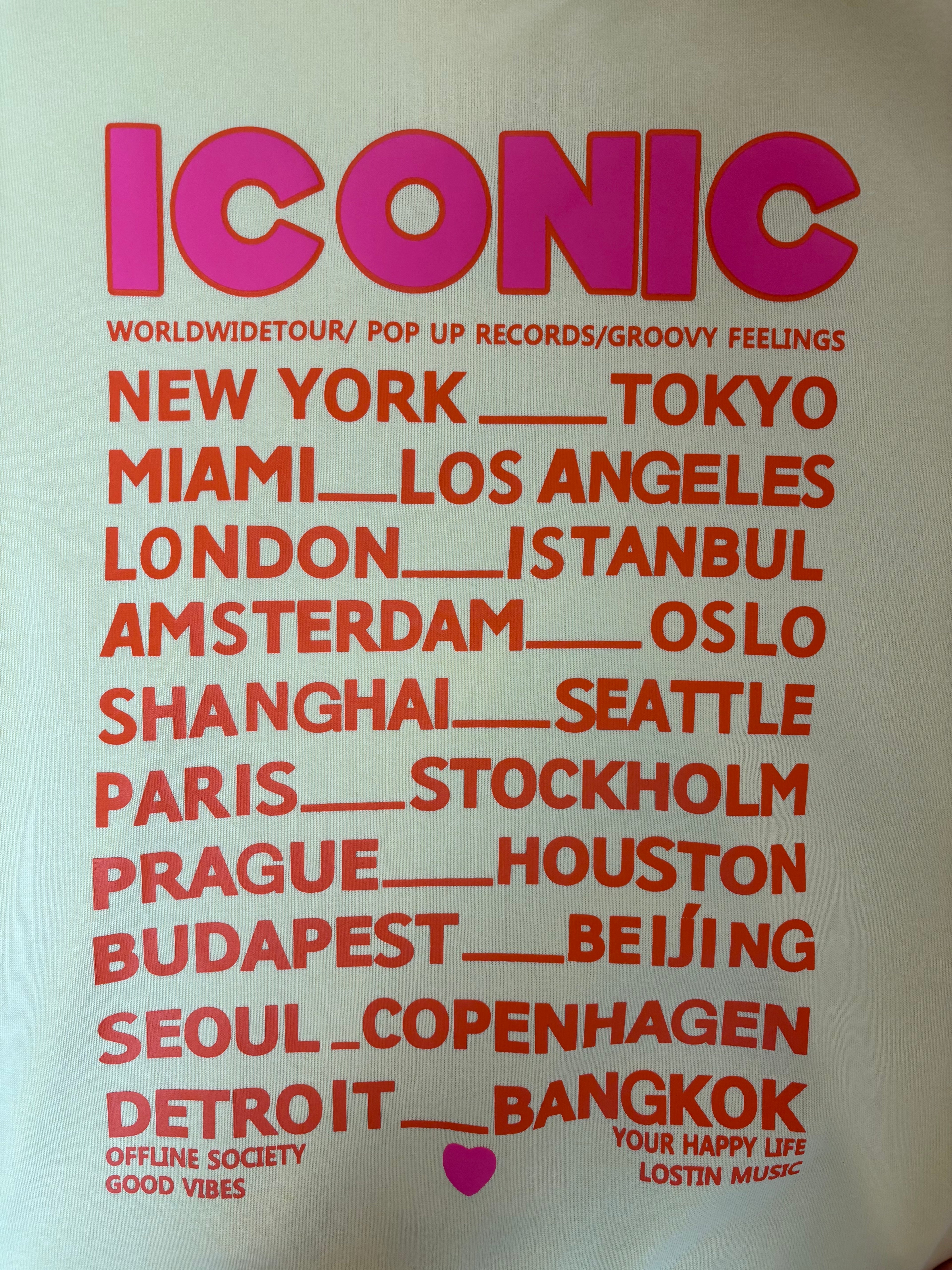 Sweat Iconic - Jaune