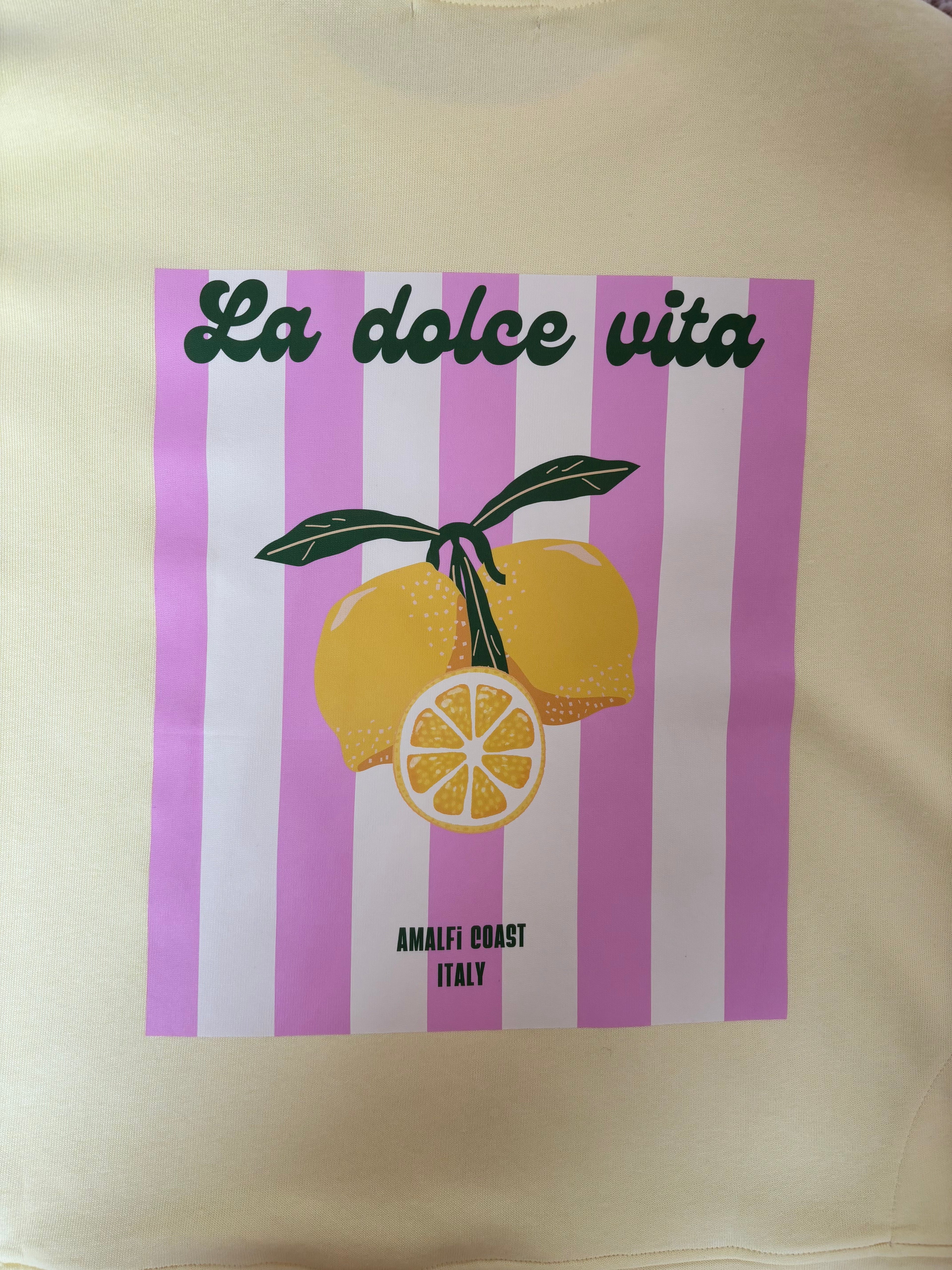Sweat Dolce Vita - Jaune