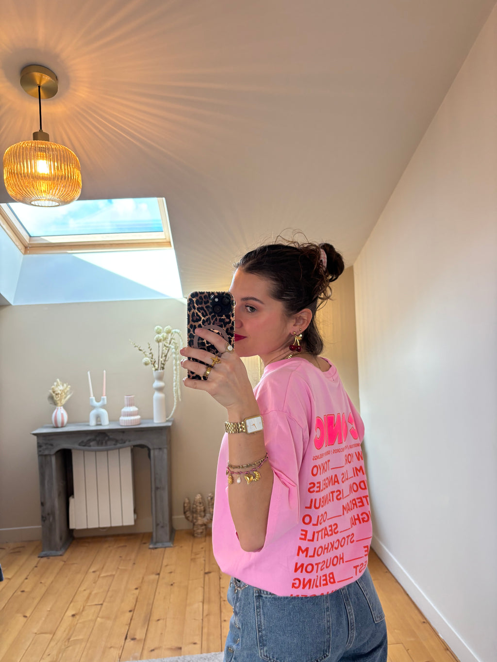 T-shirt Iconic - Rose