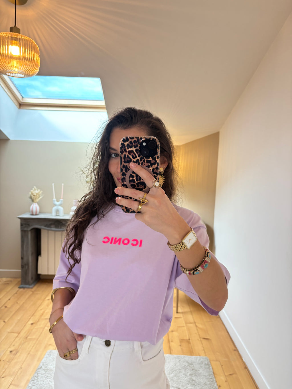 T-shirt Iconic - Lila