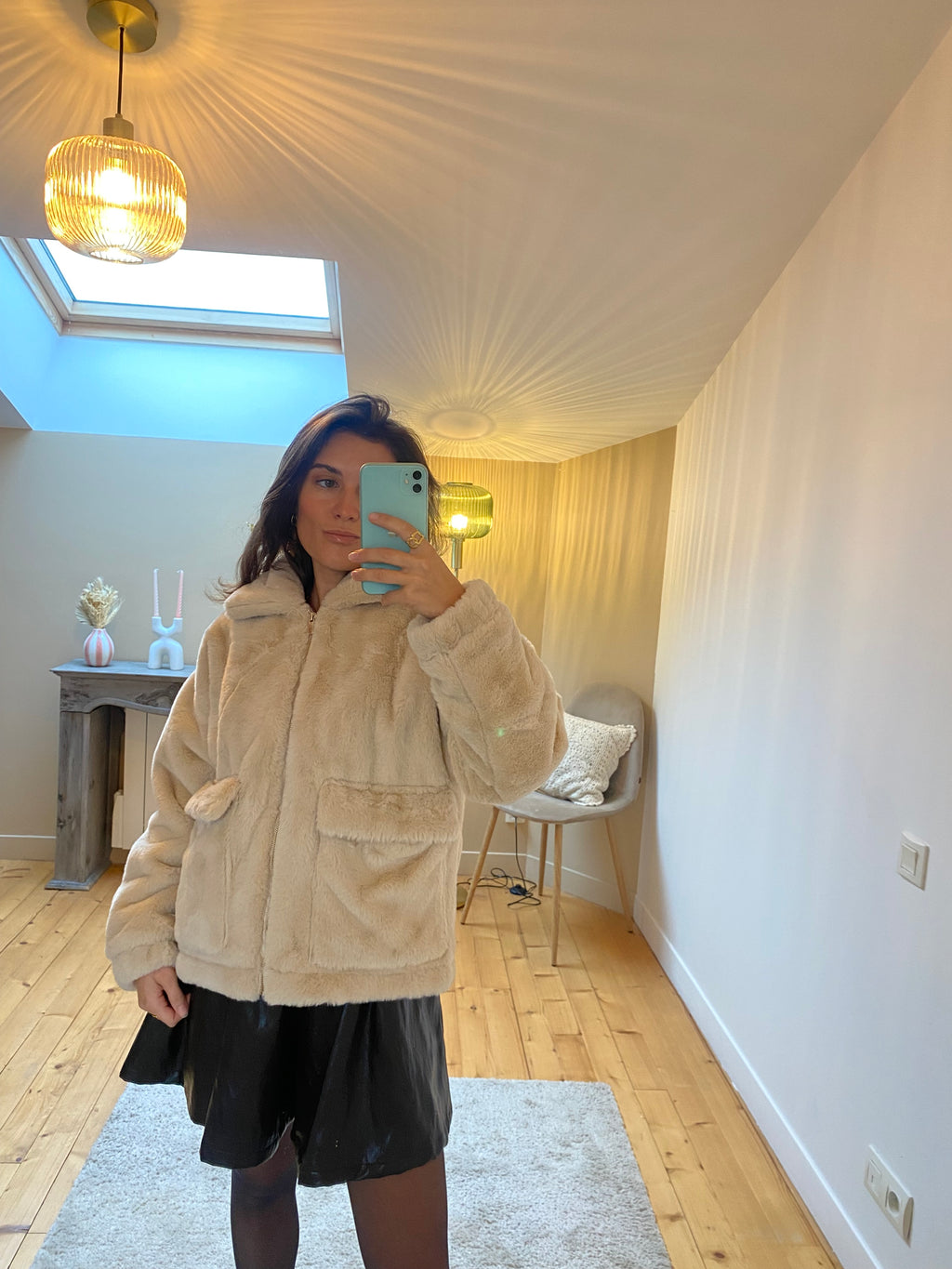 Fourrure Angèle - Beige