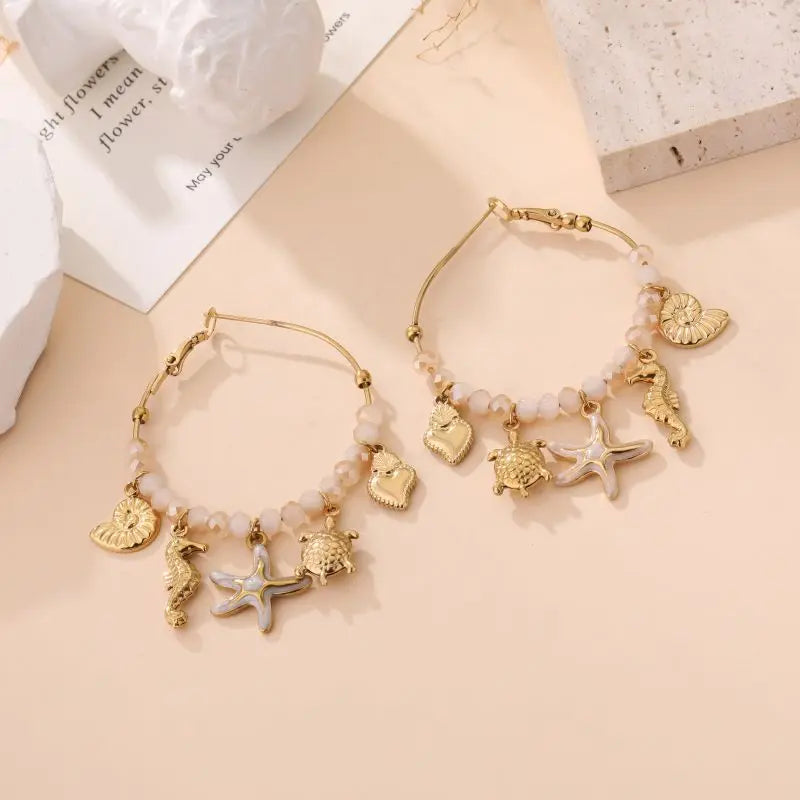 Boucles d'oreilles Violette