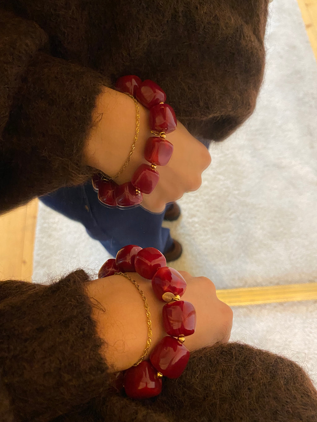 Bracelet Talia - Bordeaux