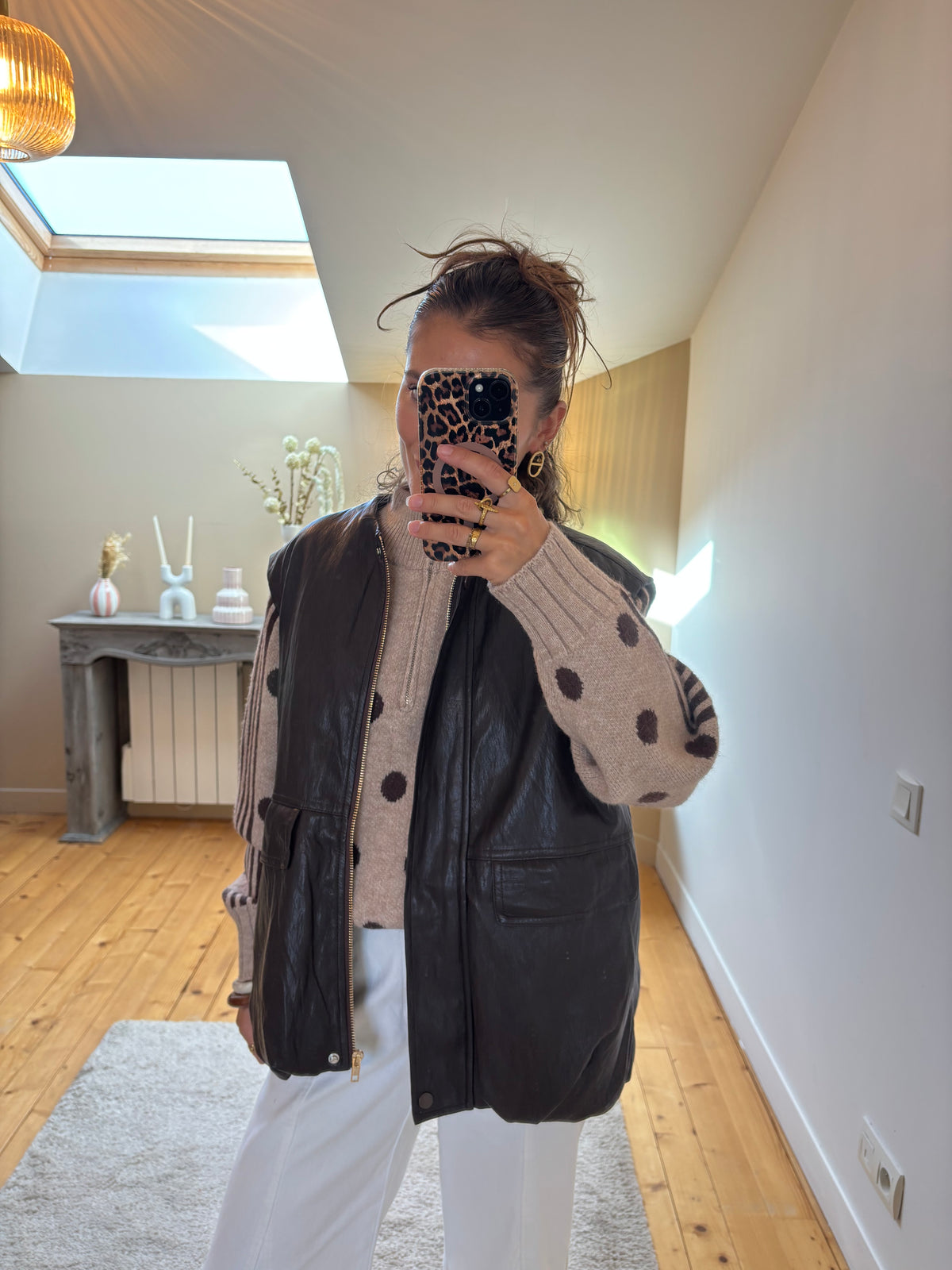 Gilet sans manches Milo - Chocolat