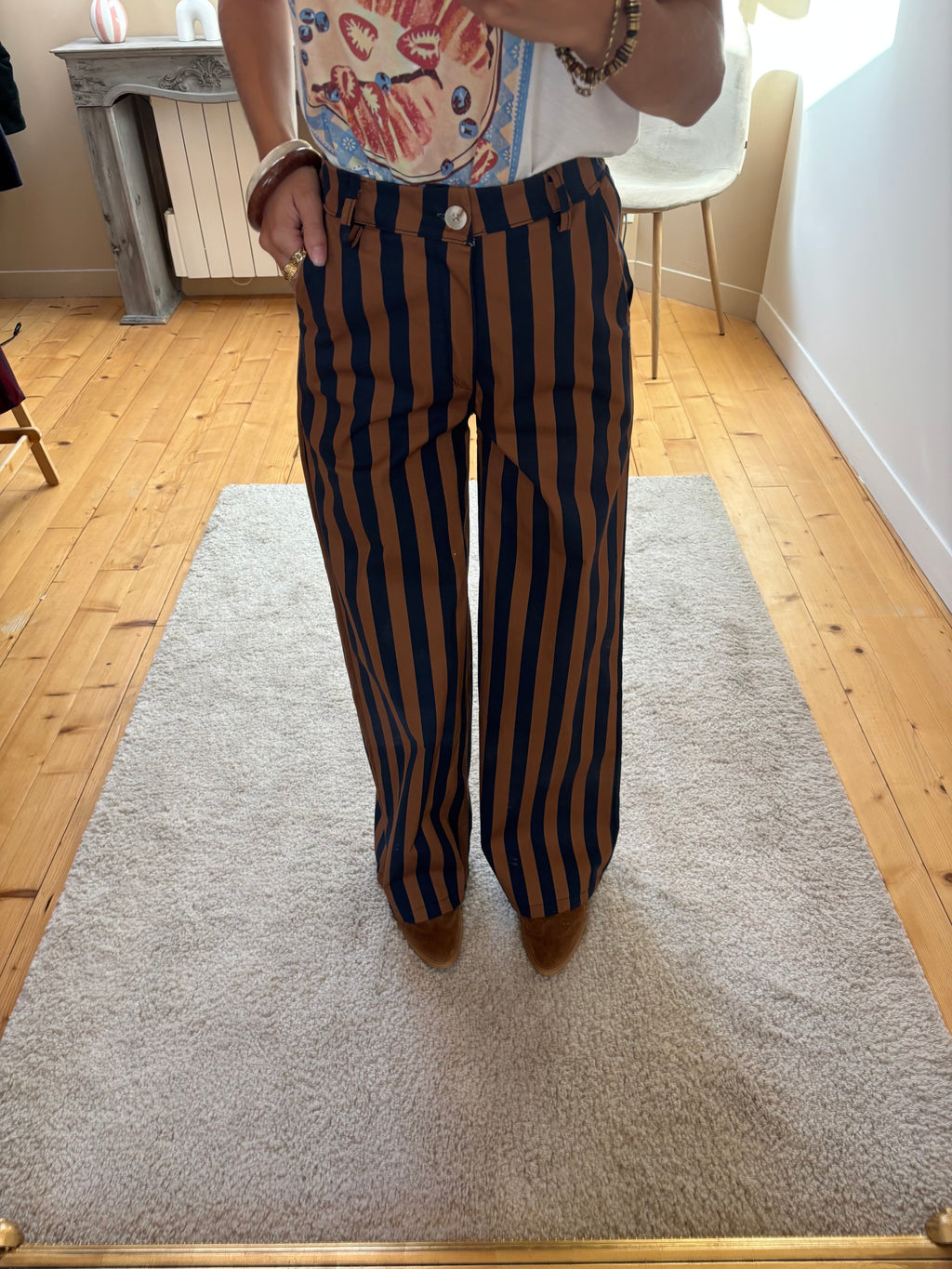 Pantalon Sara - Camel
