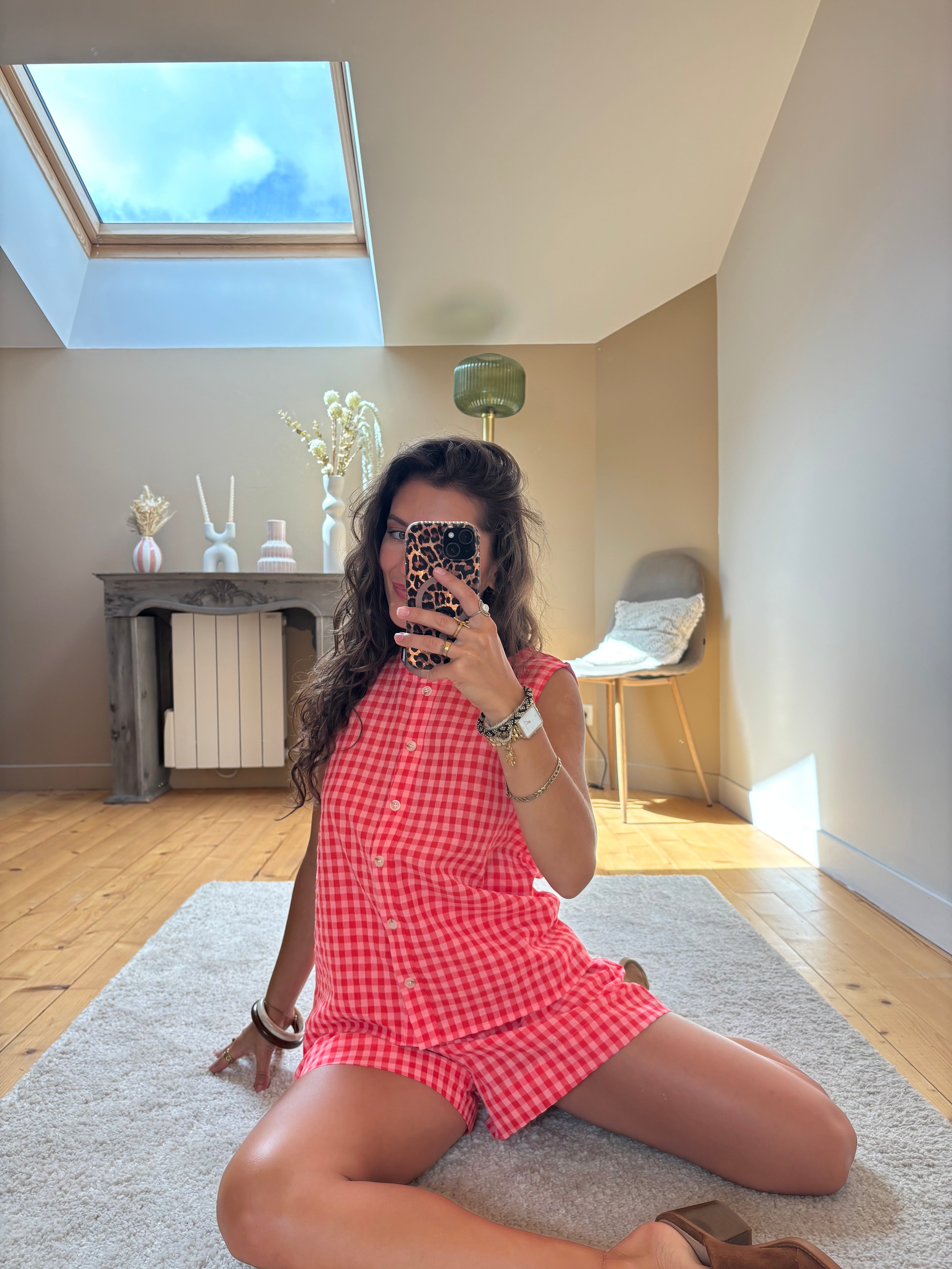 Short Joséphine - Corail