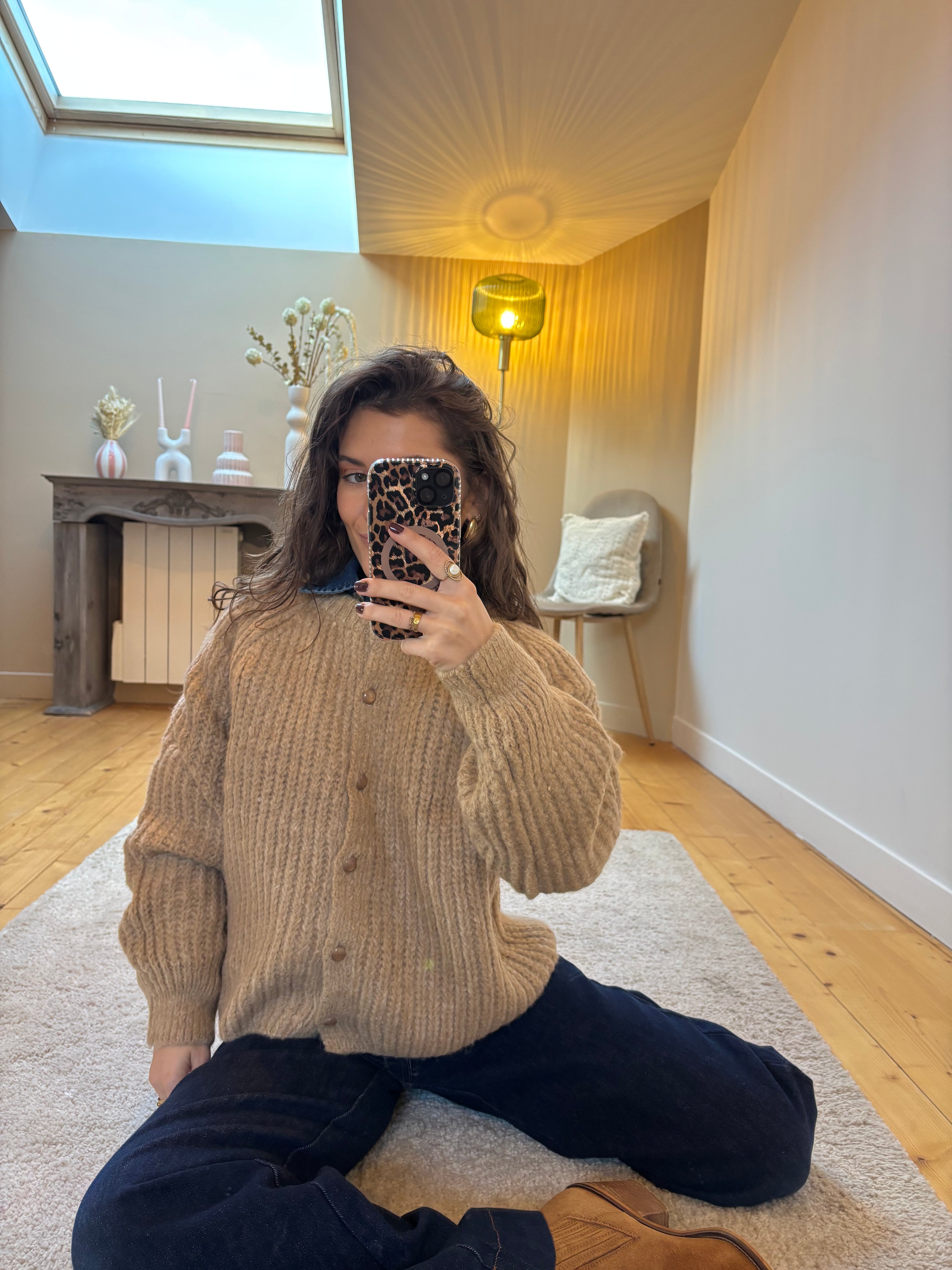 Cardigan Lola - Camel