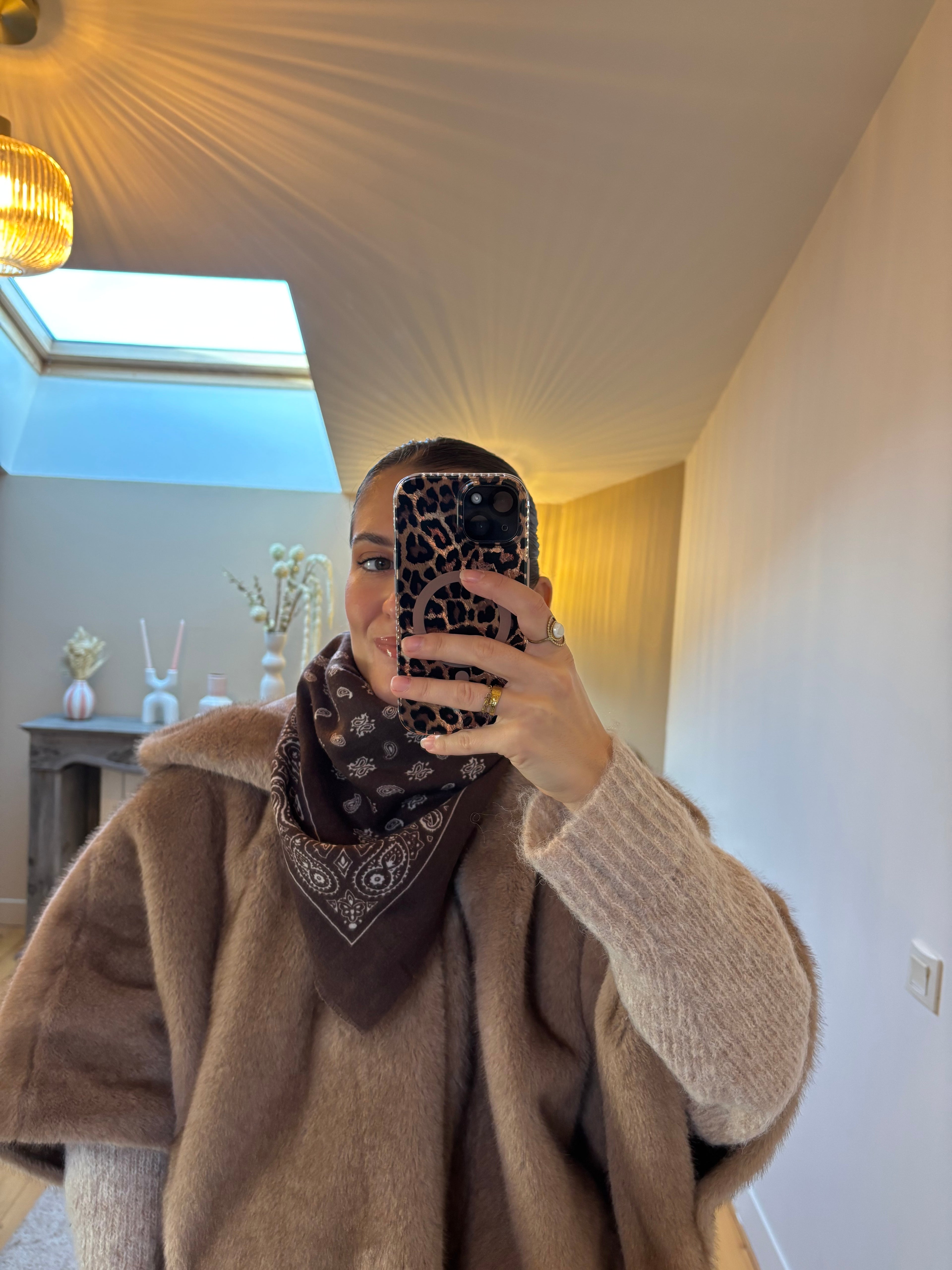 Foulard Jiji - Chocolat