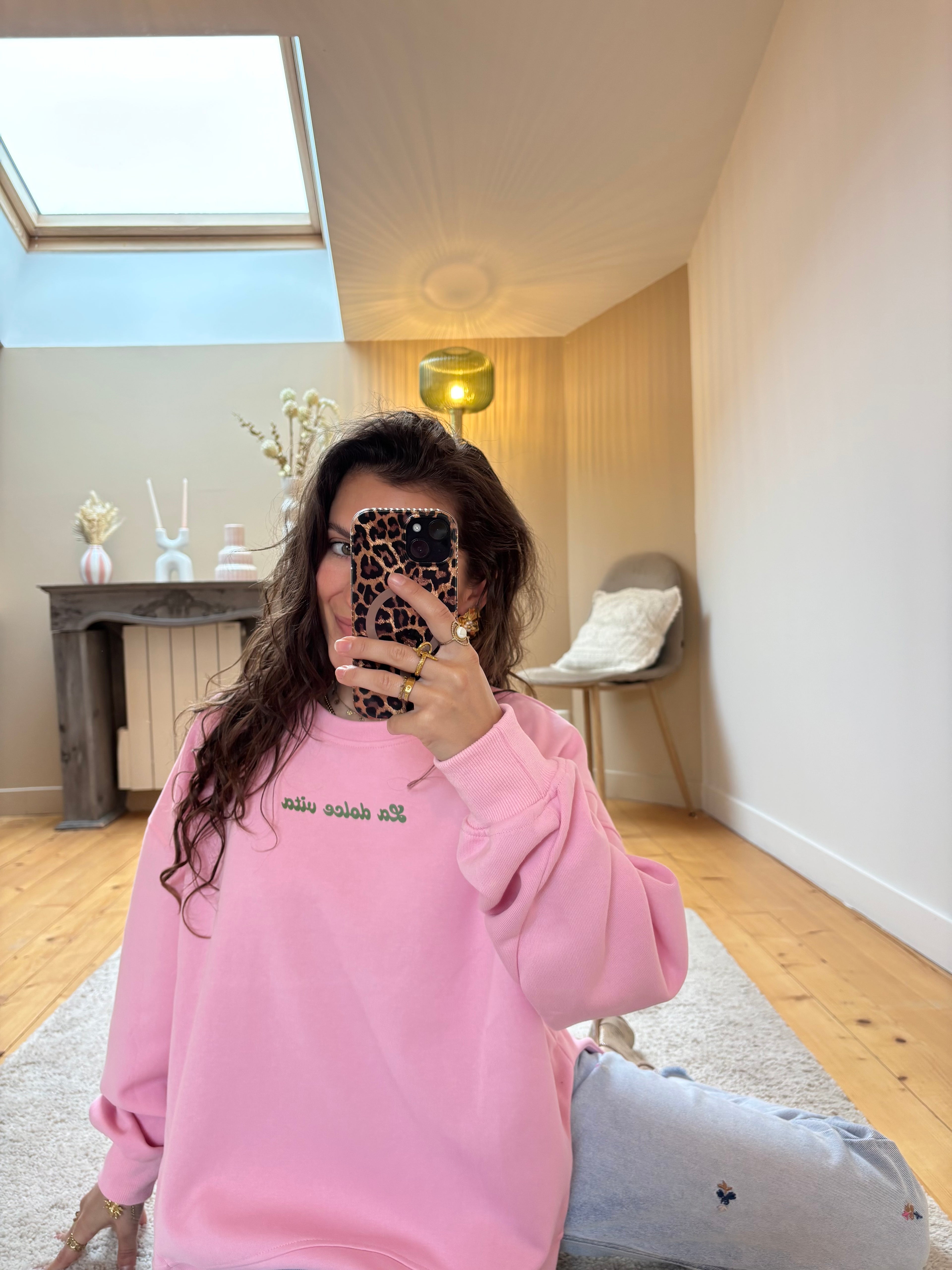 Sweat Dolce Vita - Rose