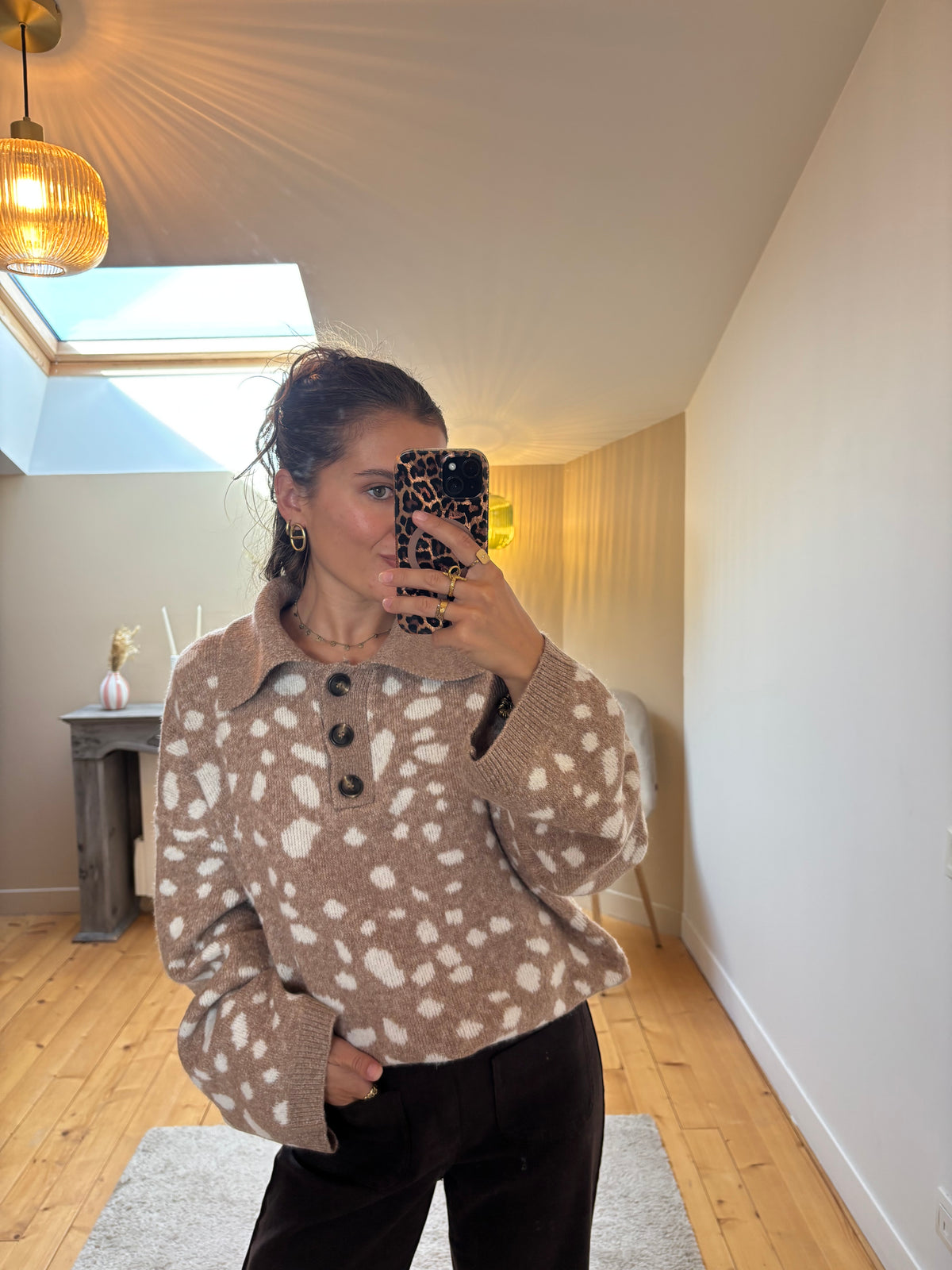 Pull Moka - Taupe
