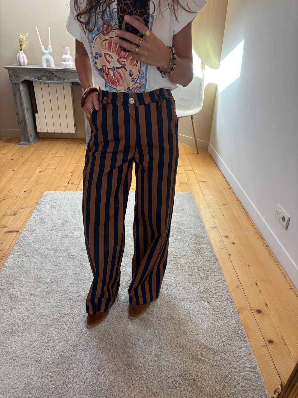 Pantalon Sara - Camel