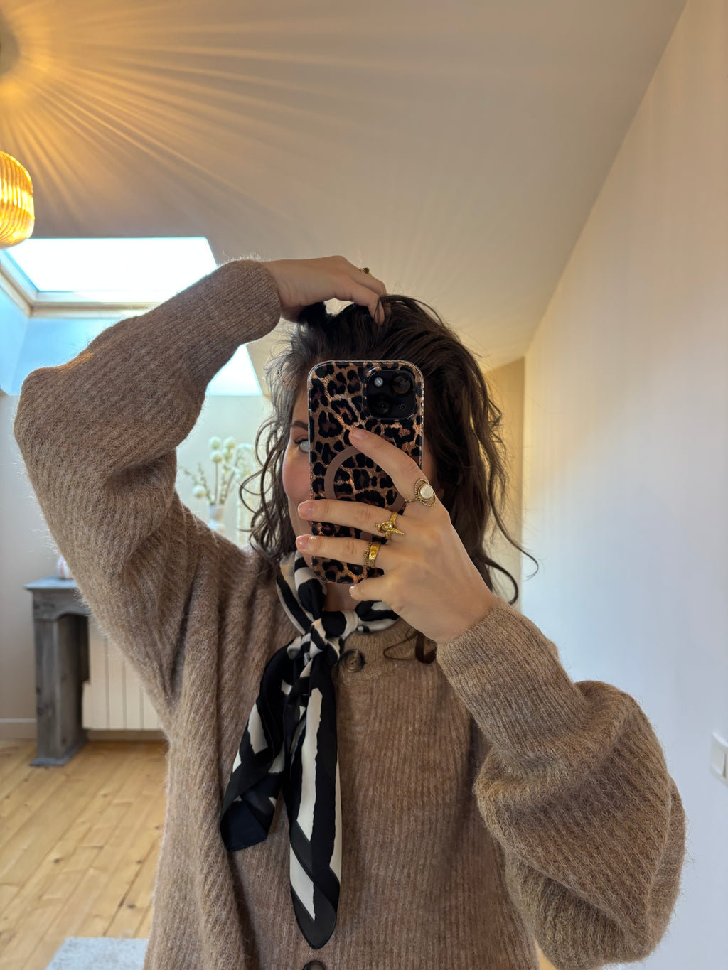 Carré de luxe Zaza - Noir