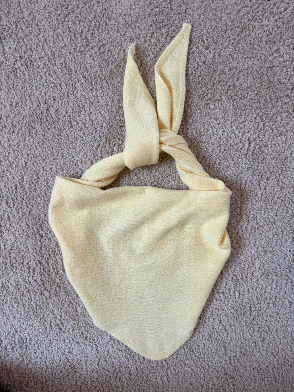 Foulard triangle Simon - Jaune