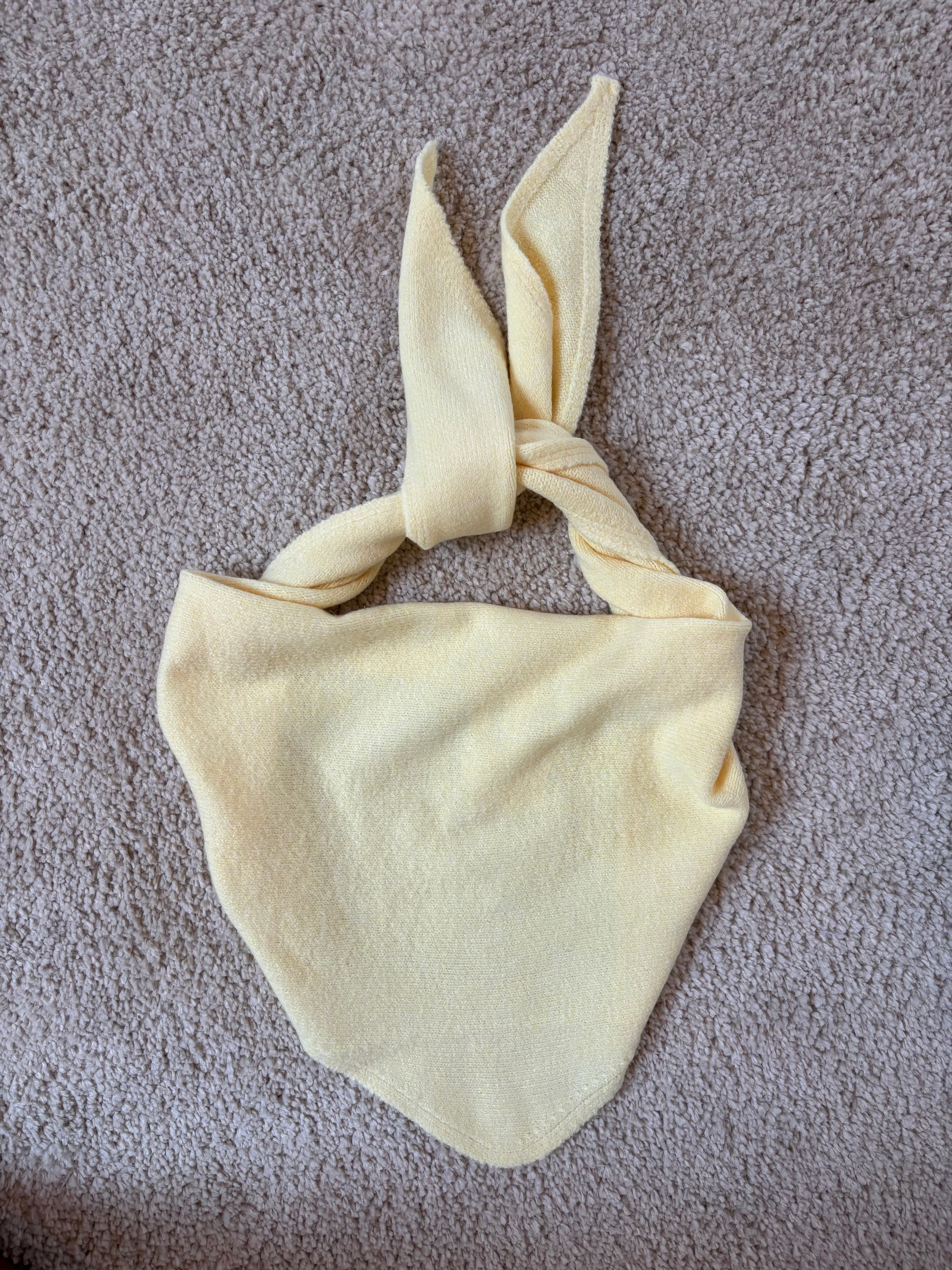 Foulard triangle Simon - Jaune