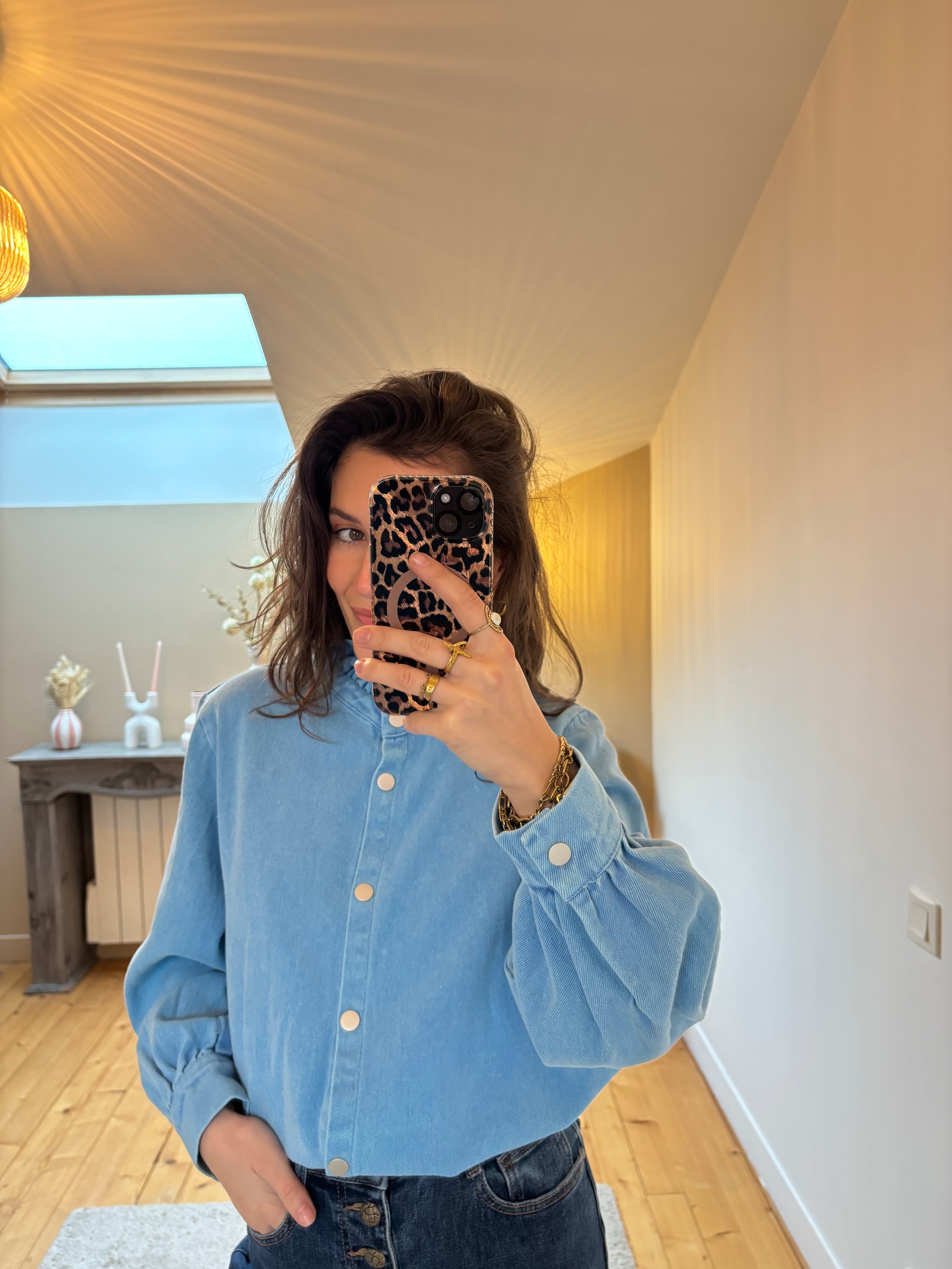 Chemise Laura - Bleu