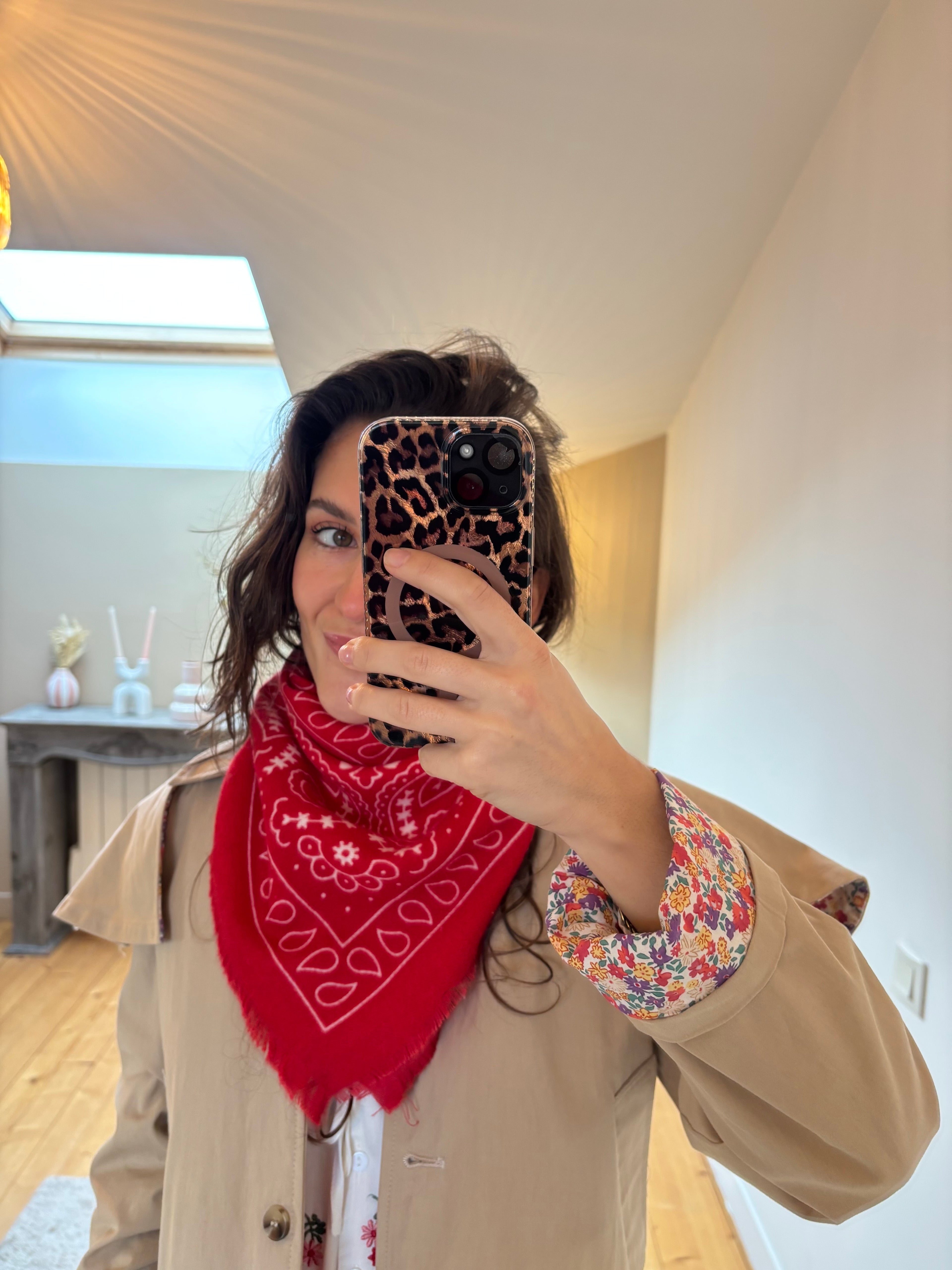 Foulard Jojo - Rouge