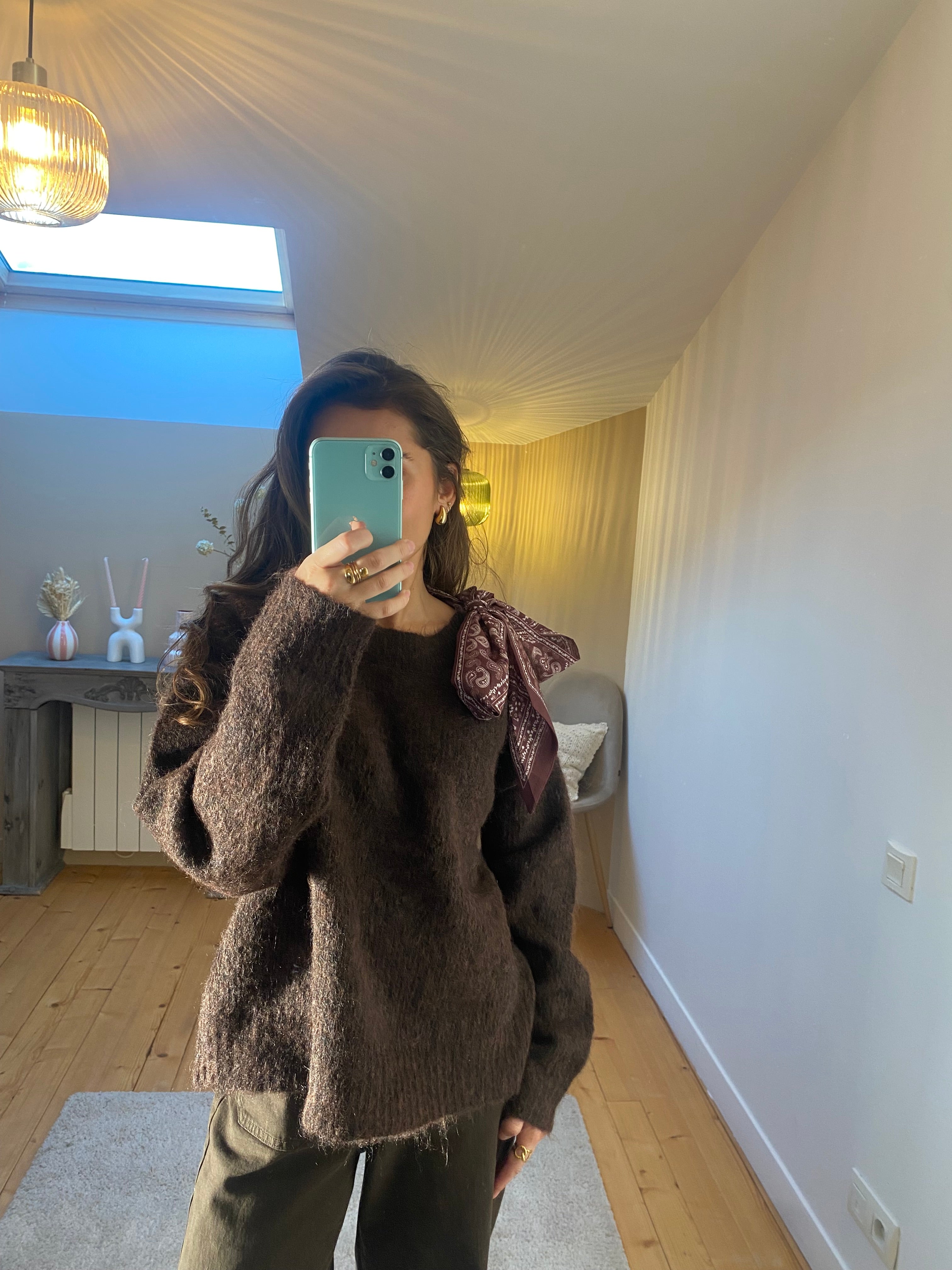 Pull Ninon - Chocolat