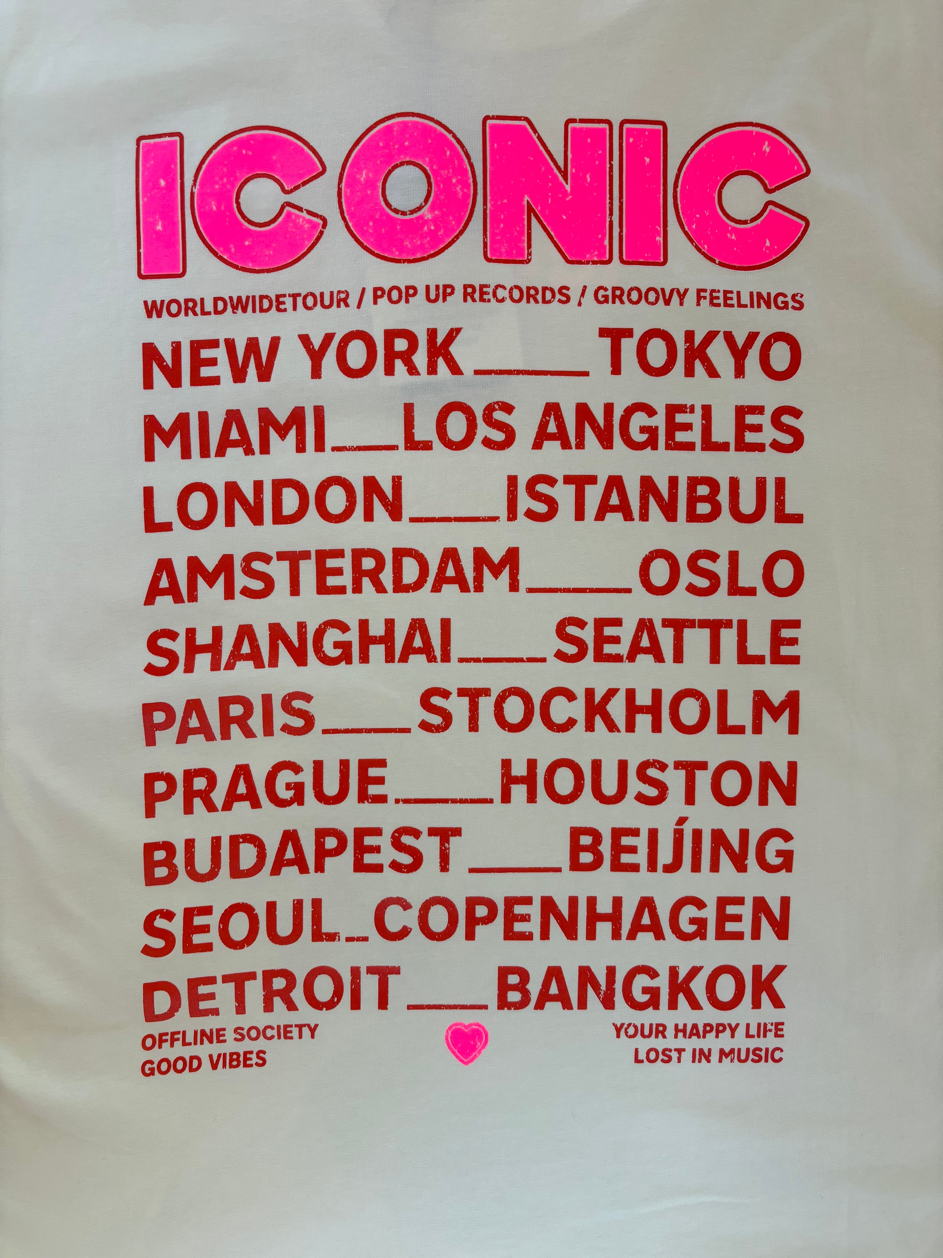 T-shirt Iconic - Jaune