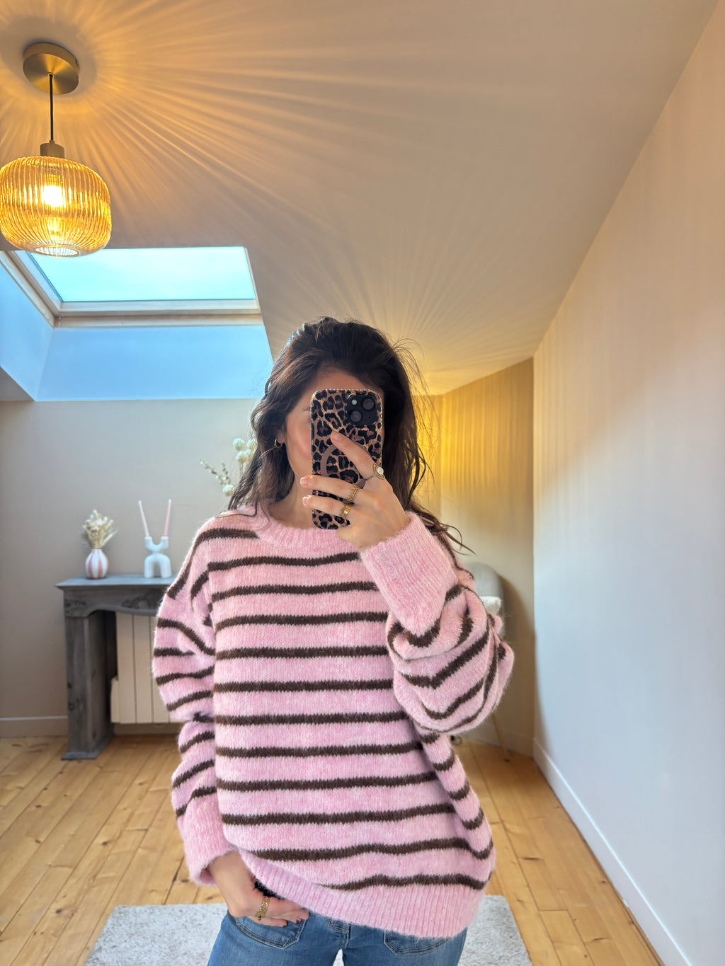 Pull Marine - Chocolat