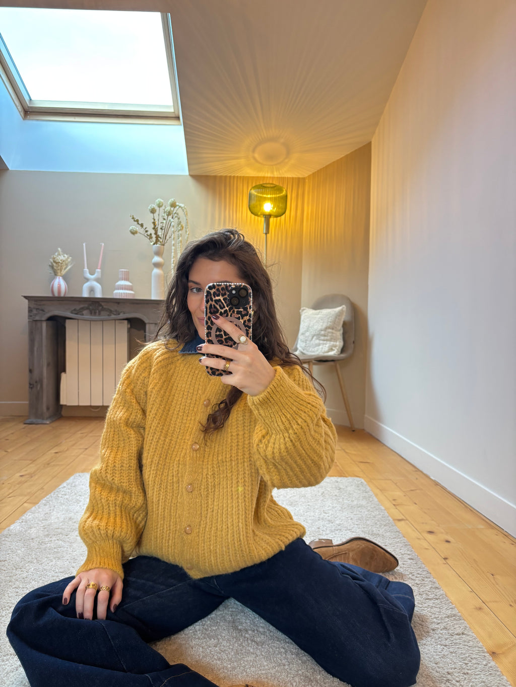 Cardigan Lola - Moutarde