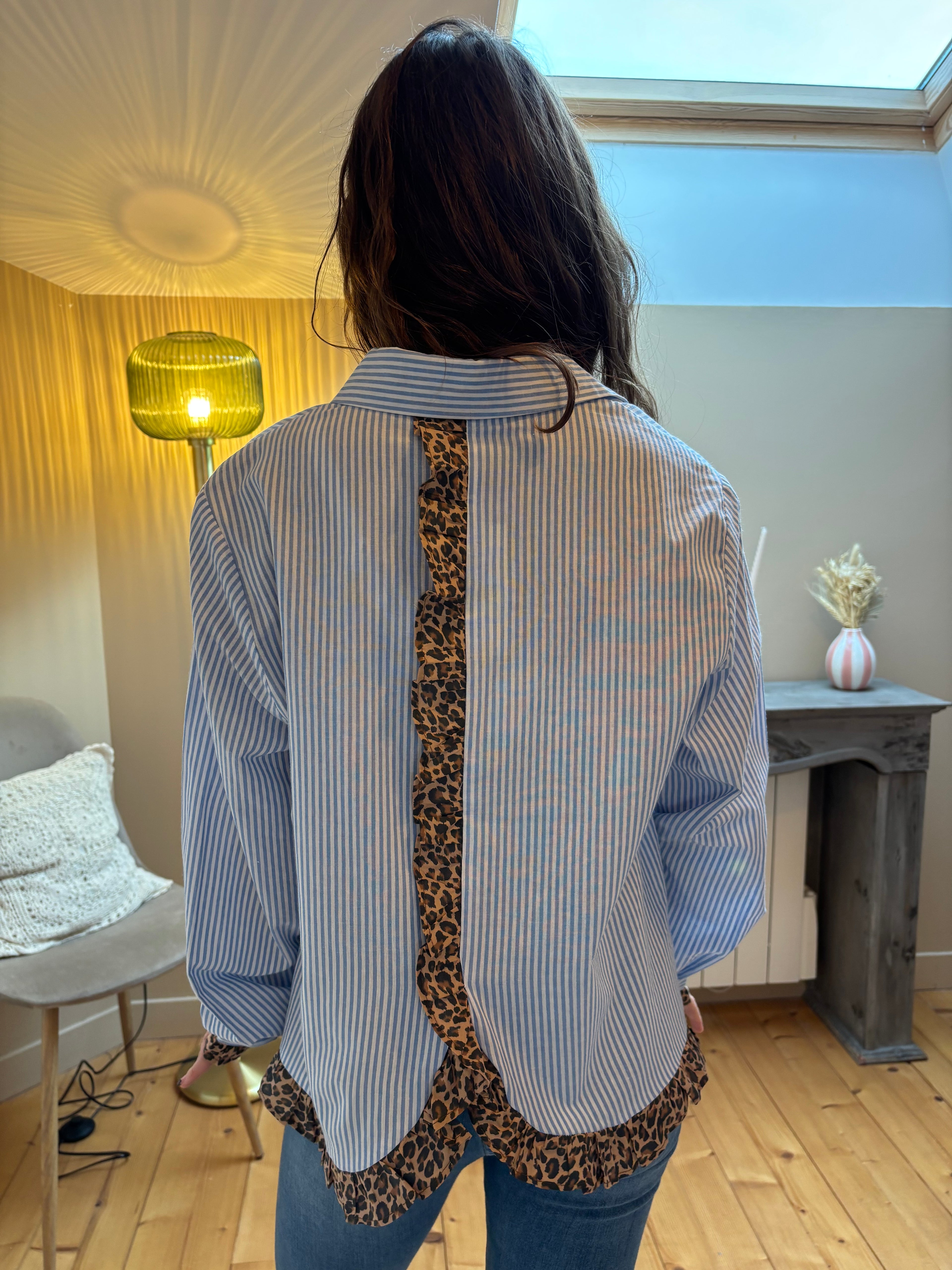 Chemise Léa - Bleu ciel